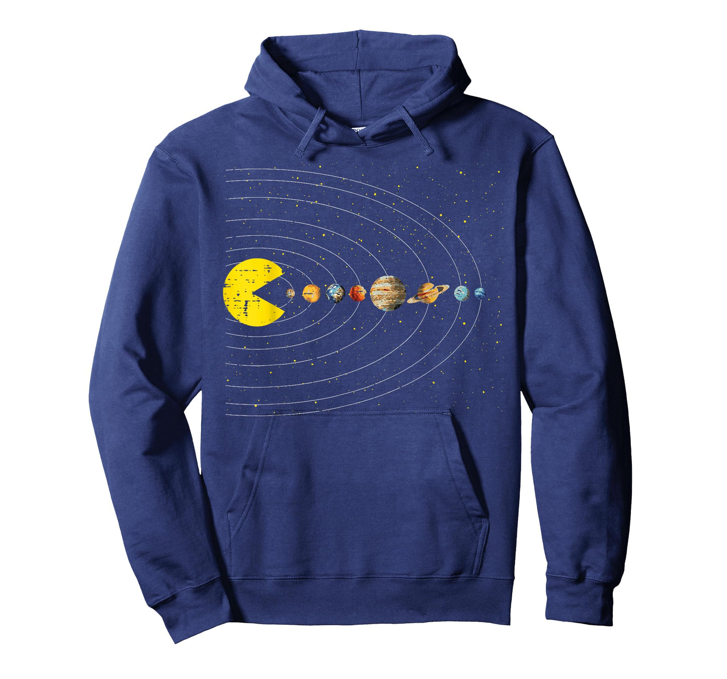 Retro Game Eating Planets Space Galaxy Gaming Boys Kids Men T-Shirt