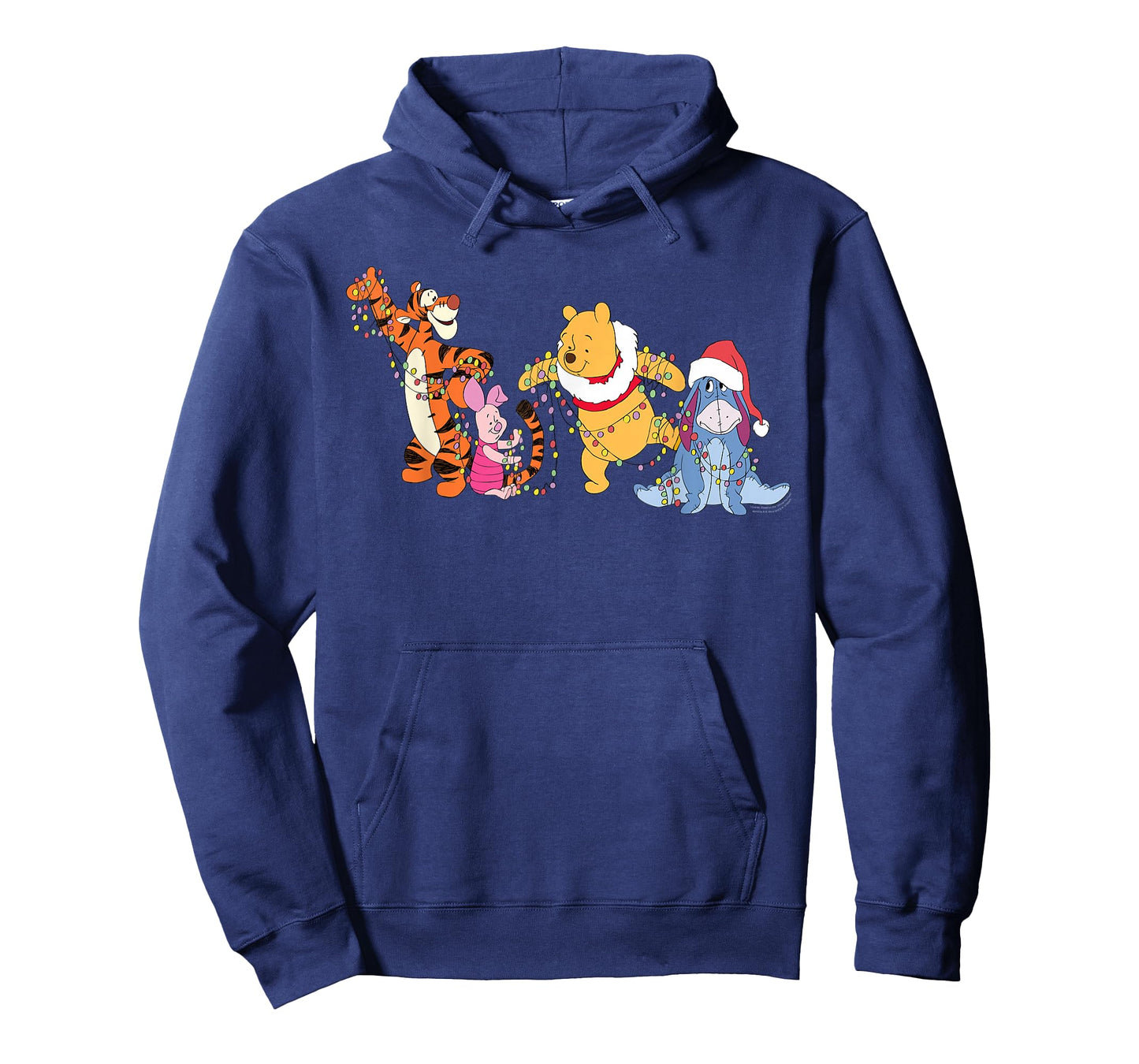 Disney Winnie The Pooh & Friends Christmas Lights Holiday T-Shirt