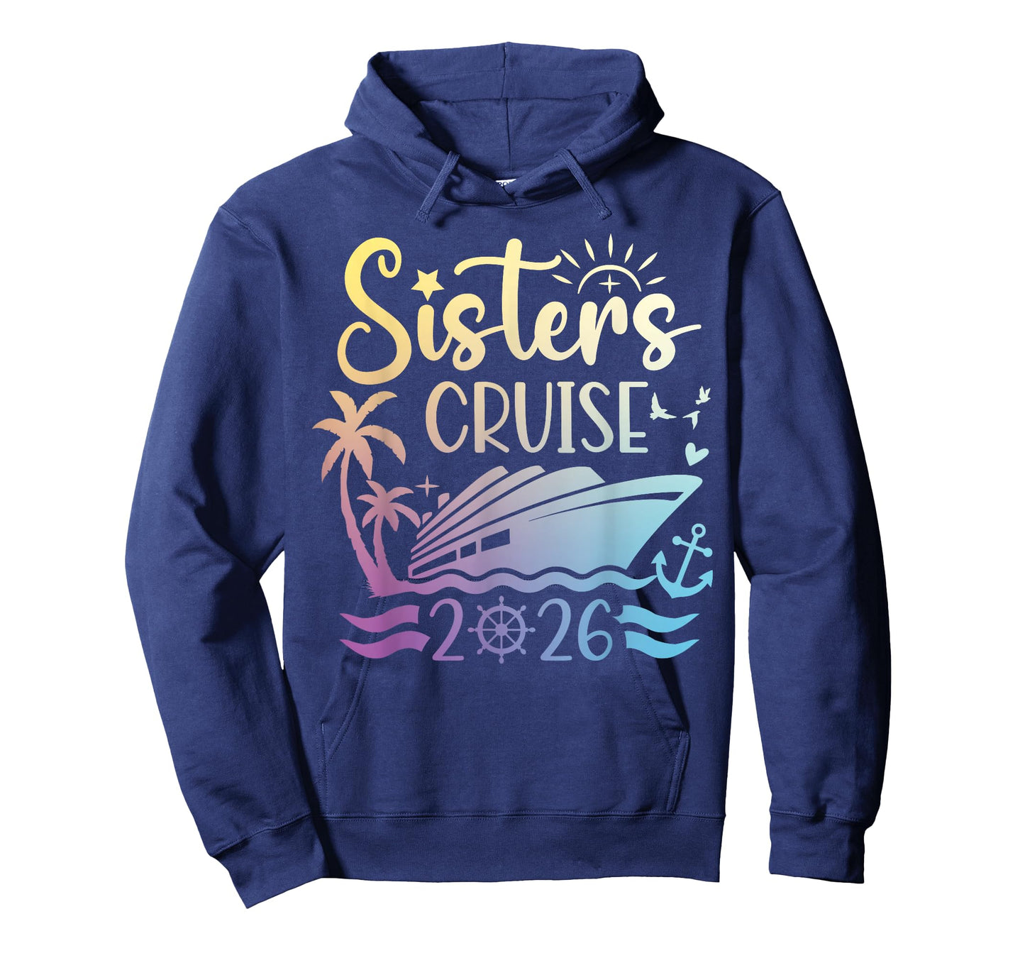 Sisters Cruise 2026 Cruising Together Vacation Matching T-Shirt