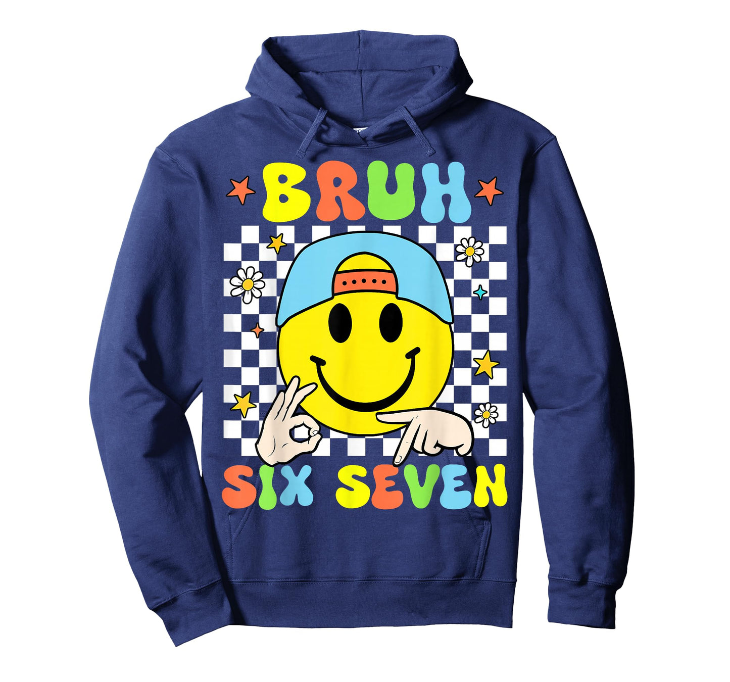 Funny Six Seven Bruh 67 Meme Gen Alpha Slang 6 7 Boys Kids T-Shirt