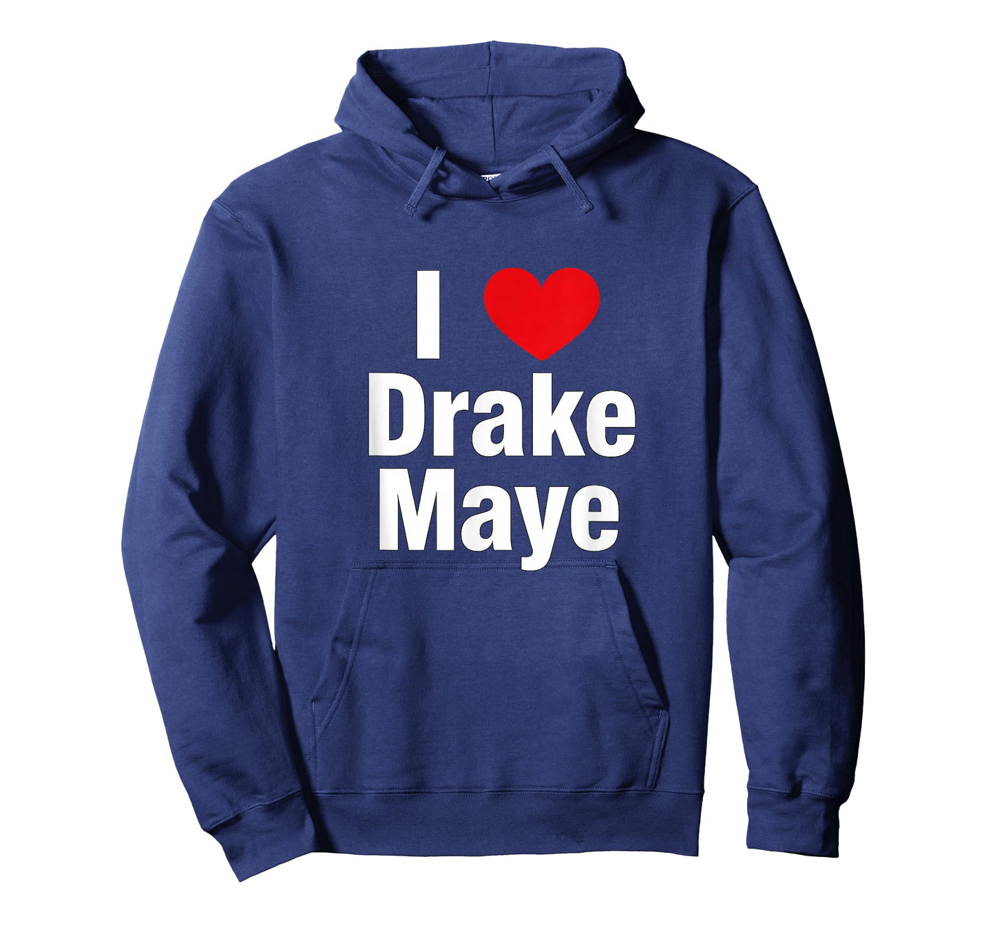 I Love Drake Fan Support Design – Bold Heart Graphic T-Shirt