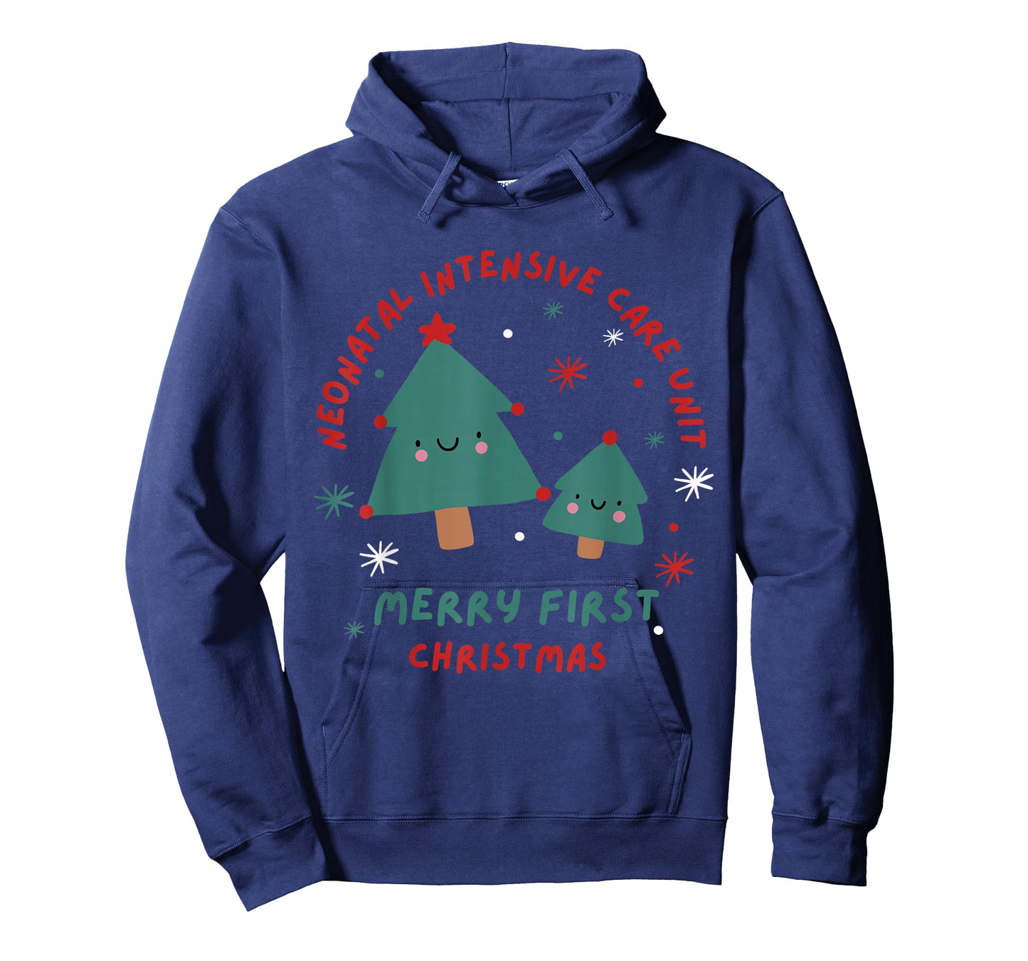 Cute Funny NICU Merry First Christmas Nurse Crew Squad Xmas T-Shirt