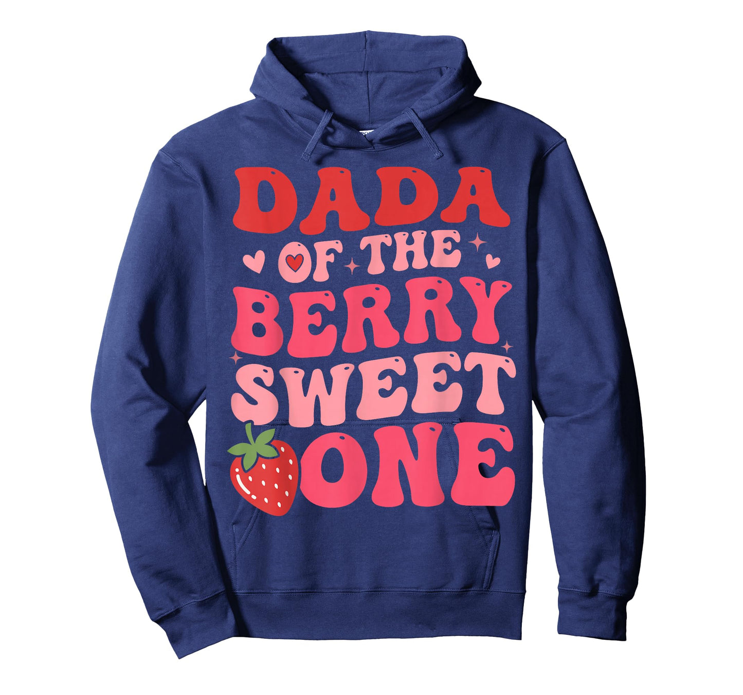 Cute Dada of The Berry Sweet One Strawberry First Birthday T-Shirt