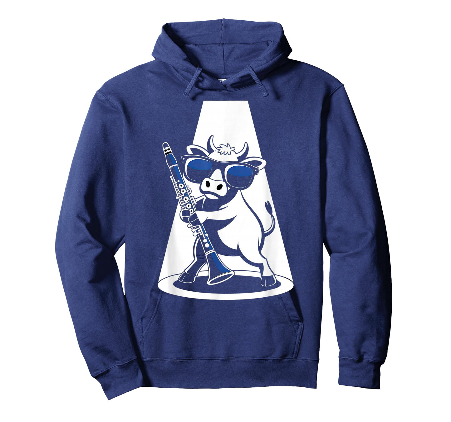 Cool Cow Clarinet Graphic for Music Lovers T-Shirt