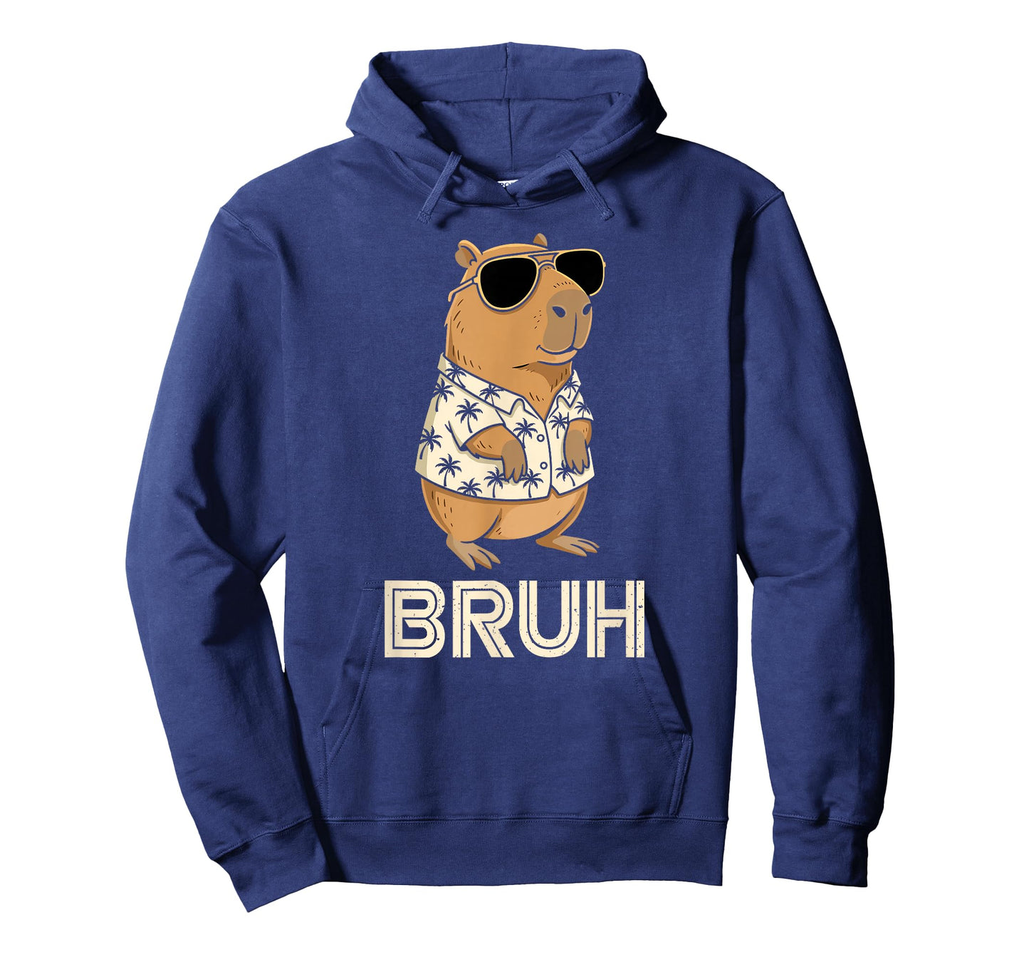 Sunglasses Capybara Bruh Funny Animal Meme Capy Rodent Boys T-Shirt