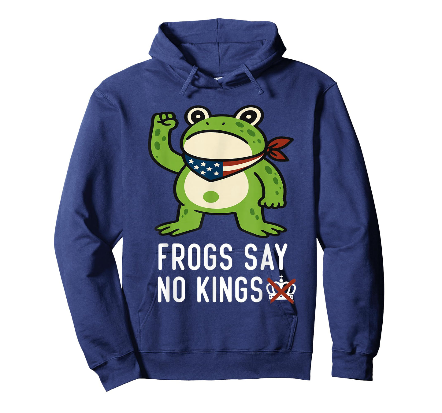 Frogs Says No Kings Funny Portland Protest Art T-Shirt