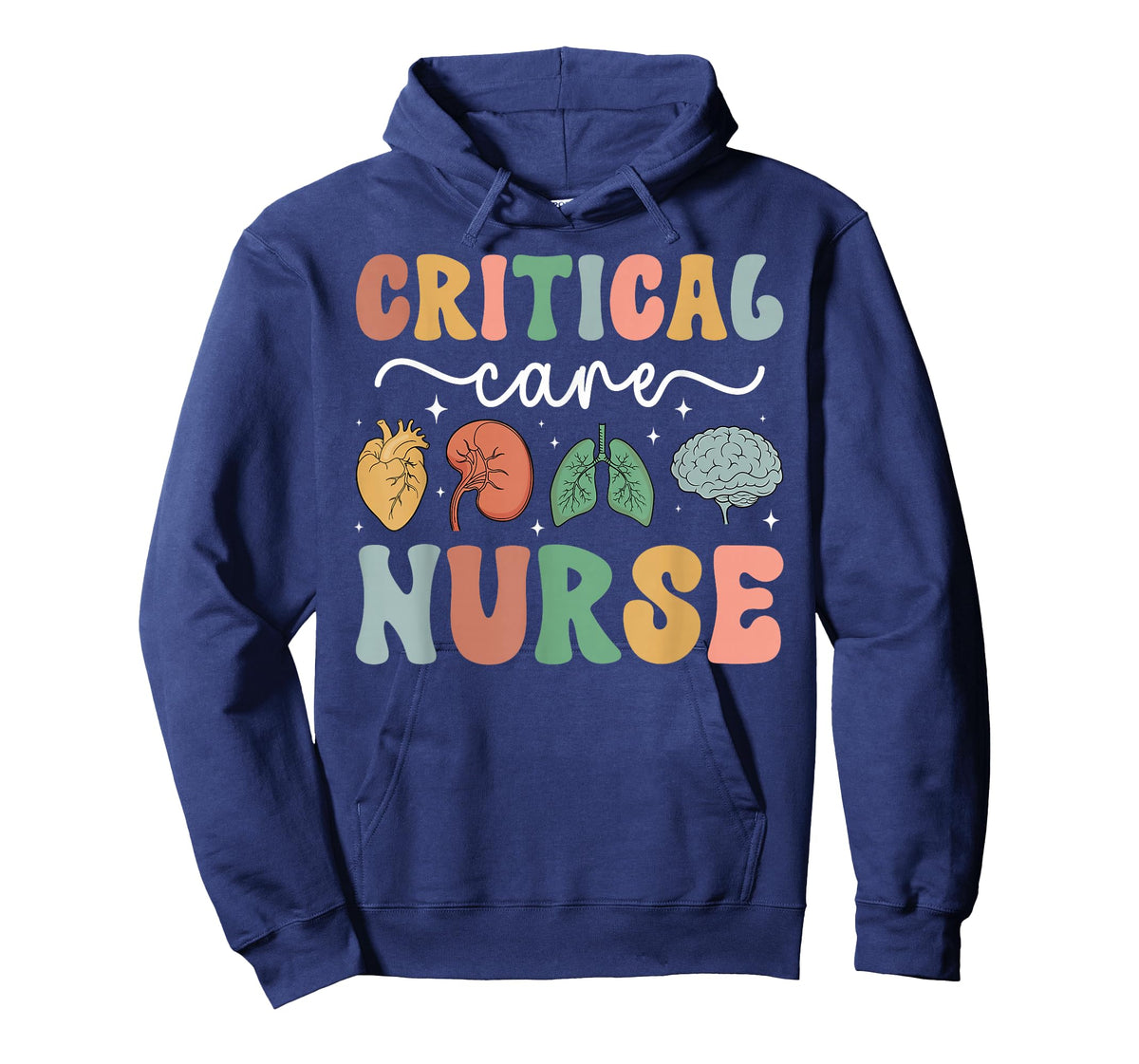 Critical Care Nurse Groovy Critical Care Unit T-Shirt