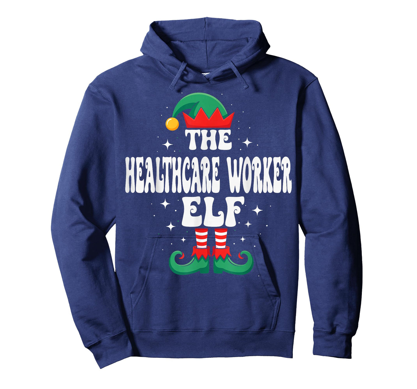 The Healthcare Worker Elf Funny Christmas Matching Family T-Shirt