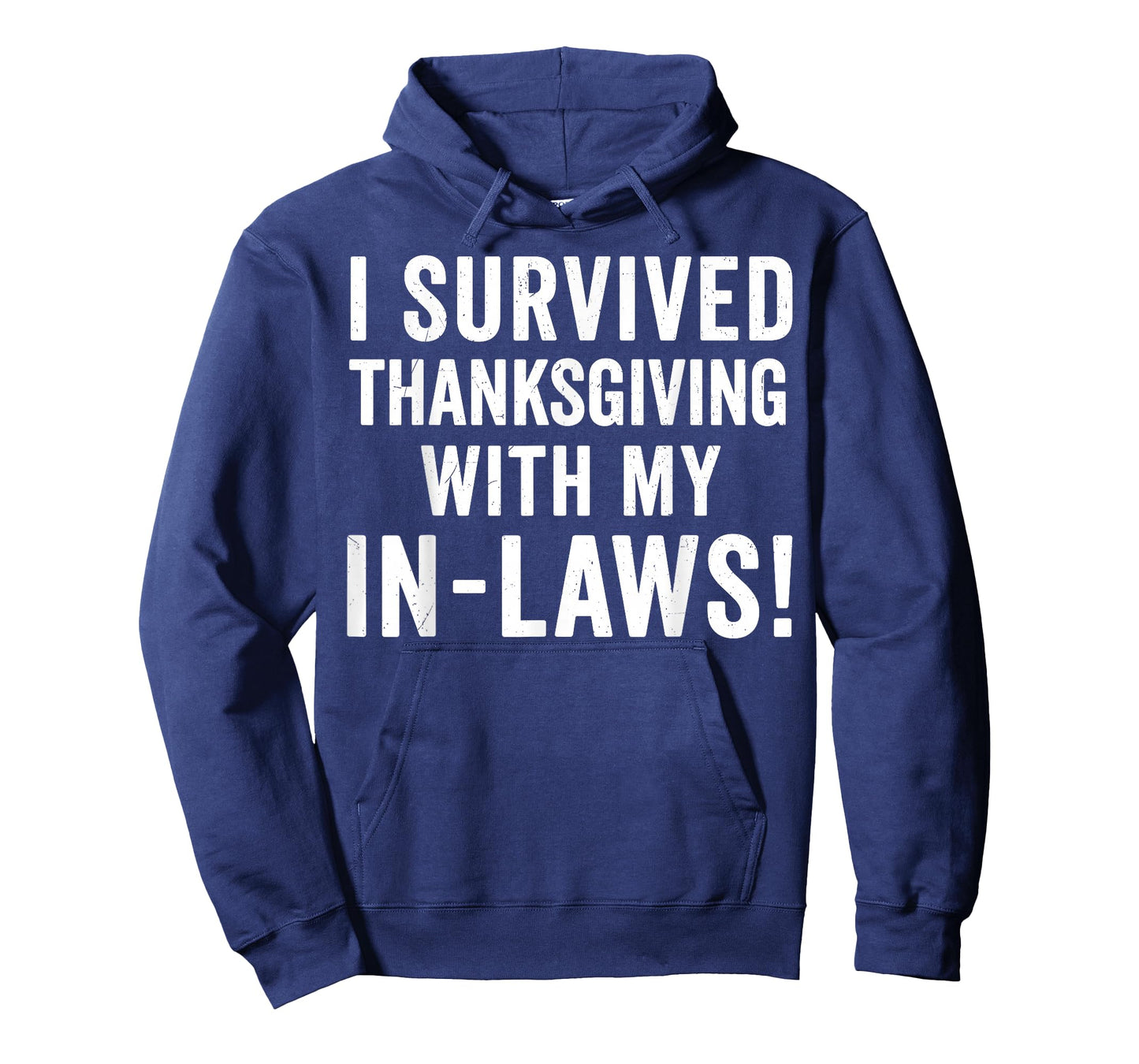 Fun I Survived Thanksgiving Thankful with My in Laws Turkey T-Shirt
