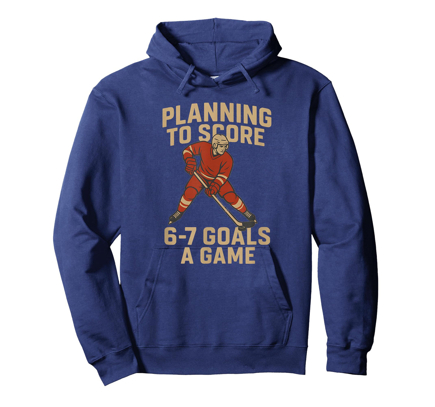 Funny 6-7 Goals A Game Design for Hockey Moms Dads and Kids T-Shirt
