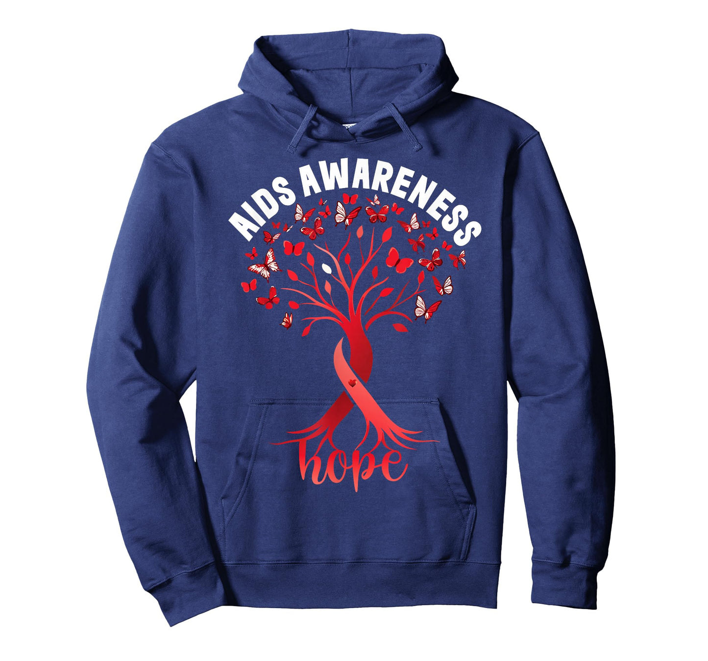 AIDS/HIV Awareness World Aids Day Red Ribbon Hope Fight T-Shirt