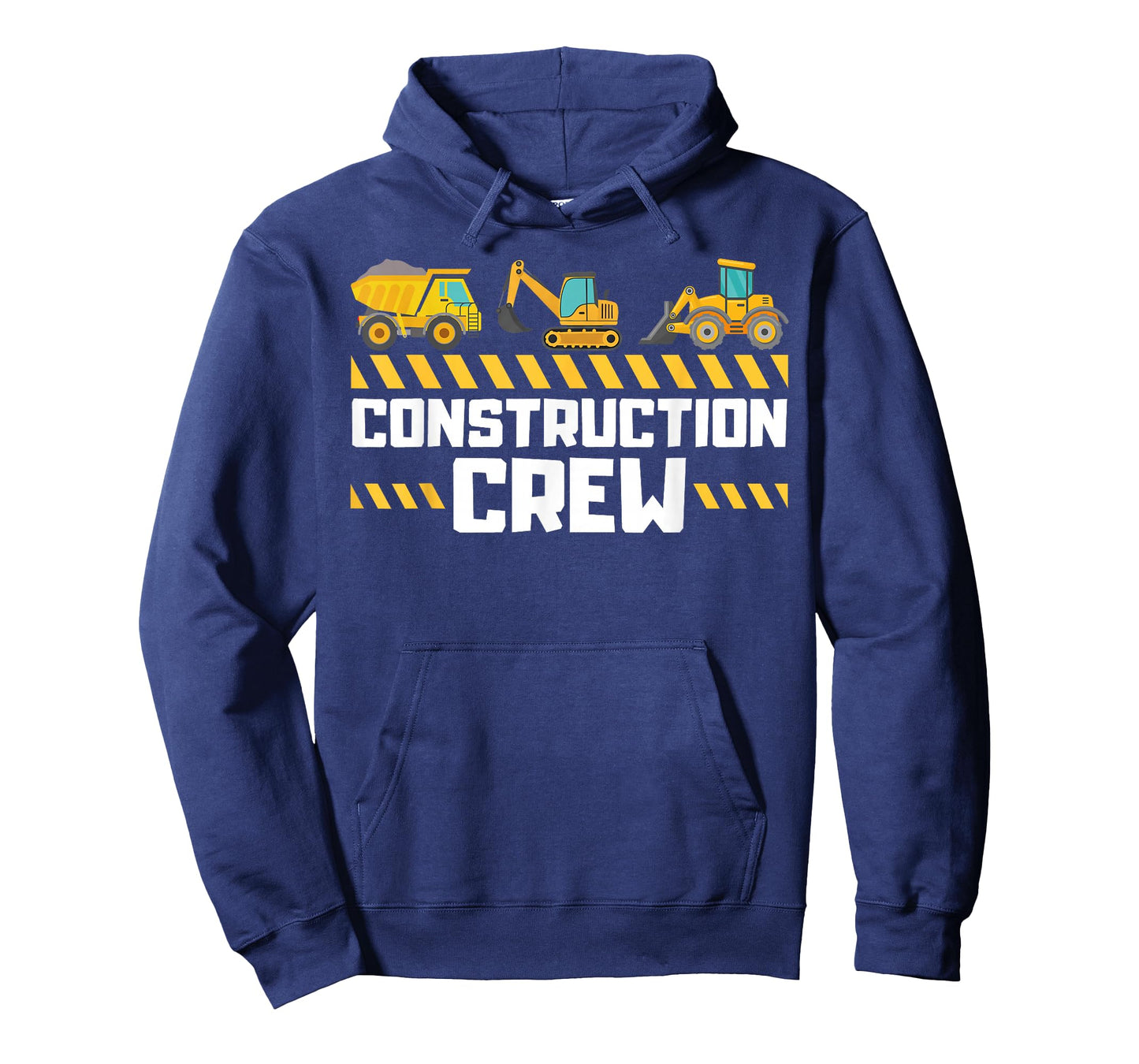 Construction Crew Worker Excavator Boys Girls Kids T-Shirt
