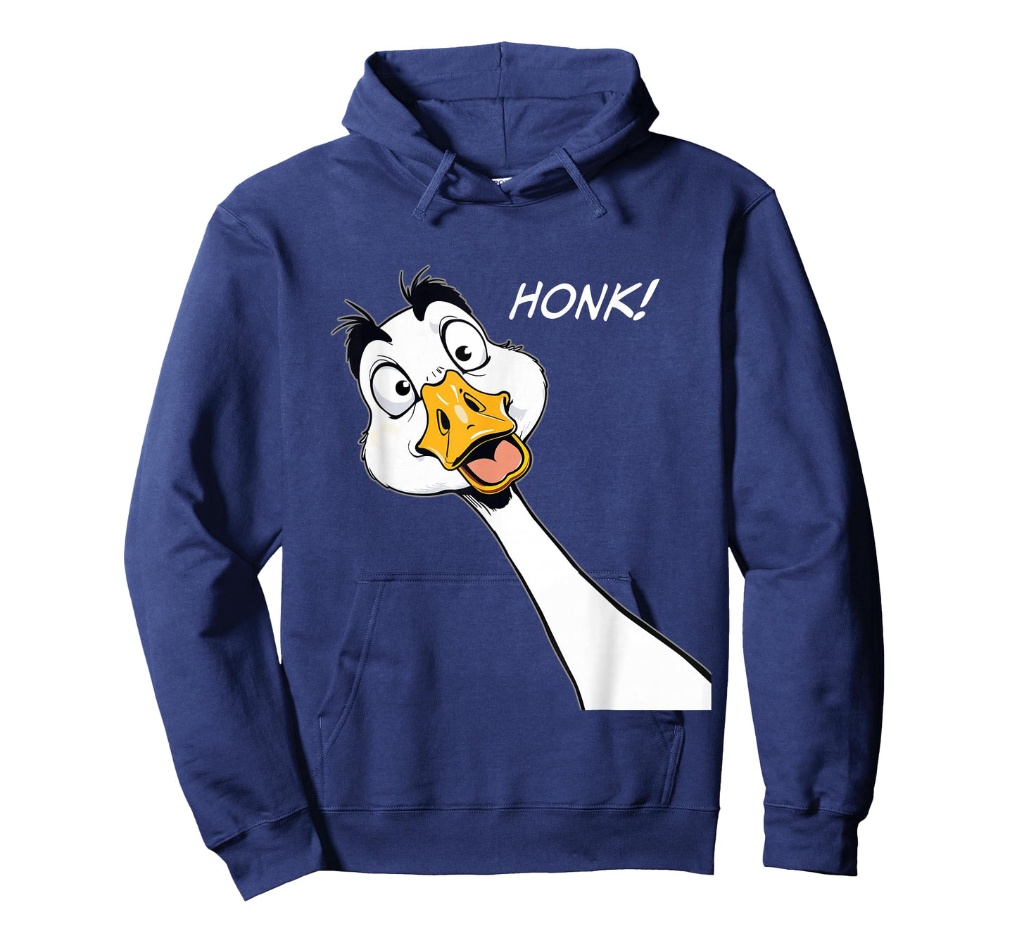 Funny Crazy Goose Honk Cartoon Animal Humor T-Shirt