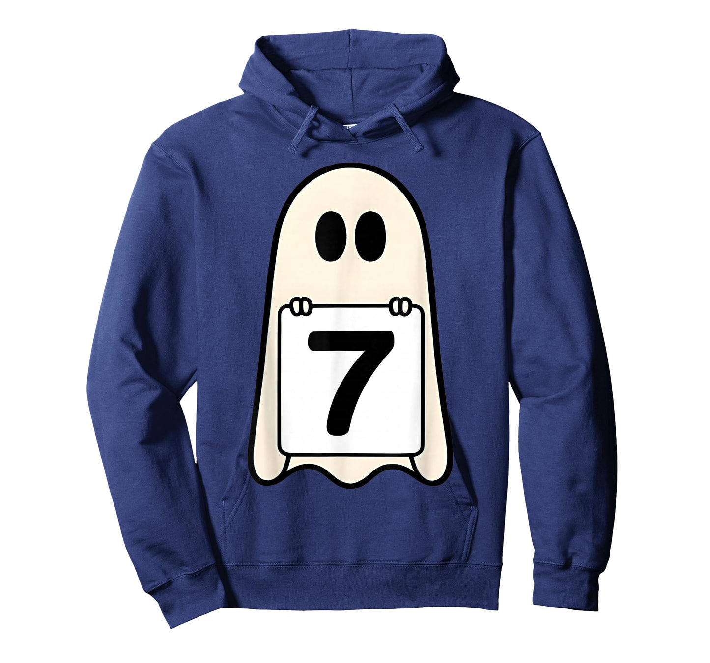 Spooky Number 7 Matching Halloween Costume Group Meme Ghost T-Shirt