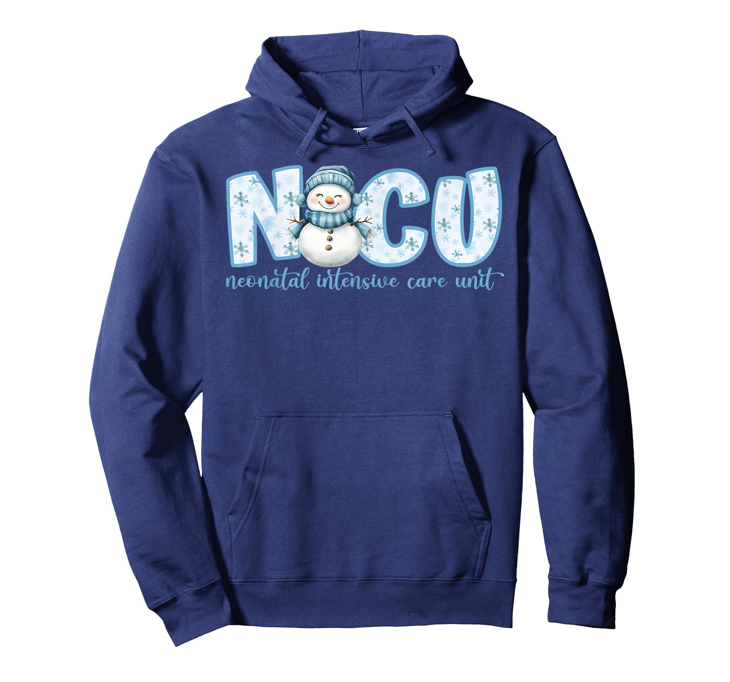 Winter NICU Nurse Xmas Snowman Neonatal Intensive Care Unit T-Shirt