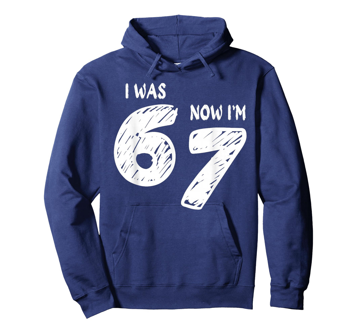 I was 6 Now I'm 7, Funny 67 Meme Viral Trend 7th Birthday T-Shirt