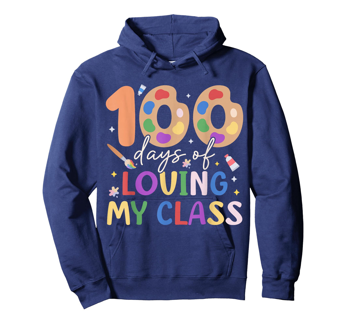 100 Days of Loving My Class Art Teacher 100th Day of School T-Shirt