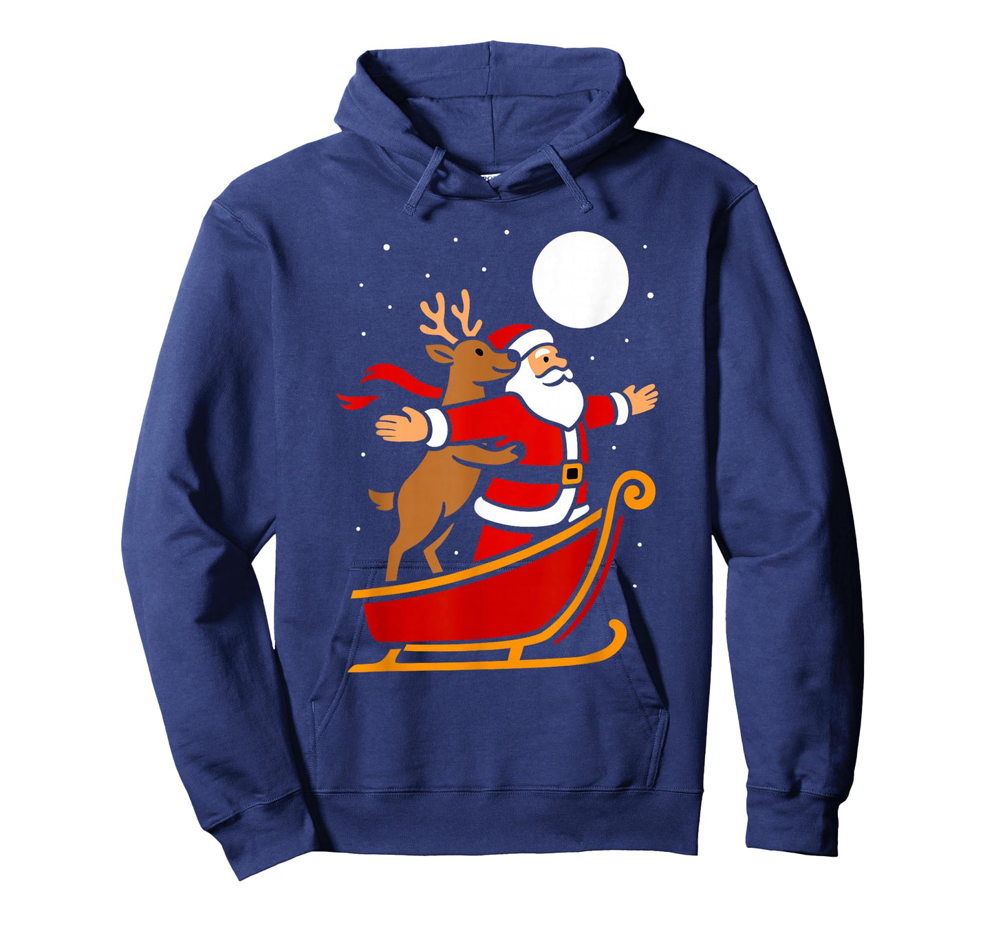 Santa Reindeer Men Women Kids Funny Christmas T-Shirt