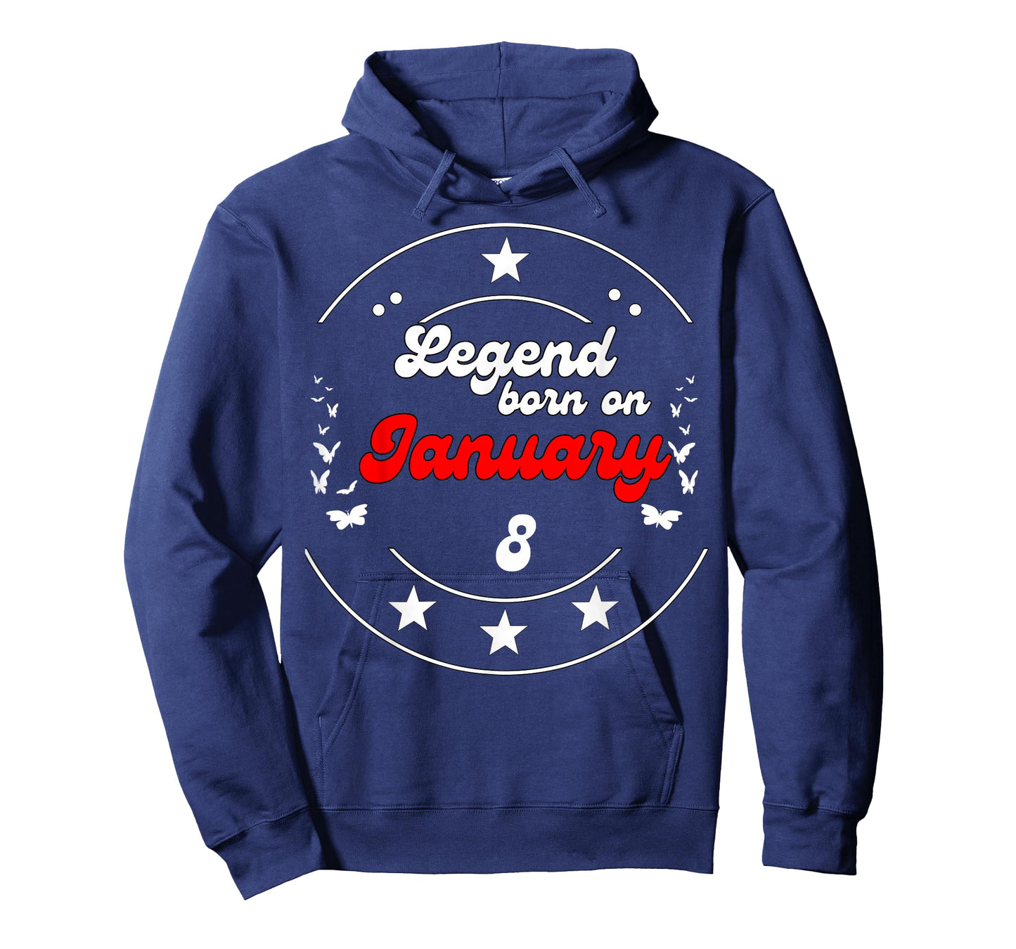 January 8 Birthday Legend Man Boy Since January 8th T-Shirt