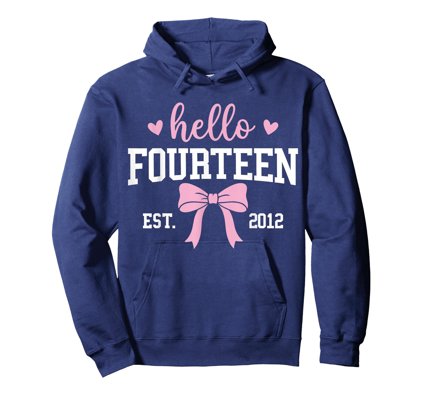 Hello Fourteen Est 2012 14th Birthday 14 Years Old T-Shirt