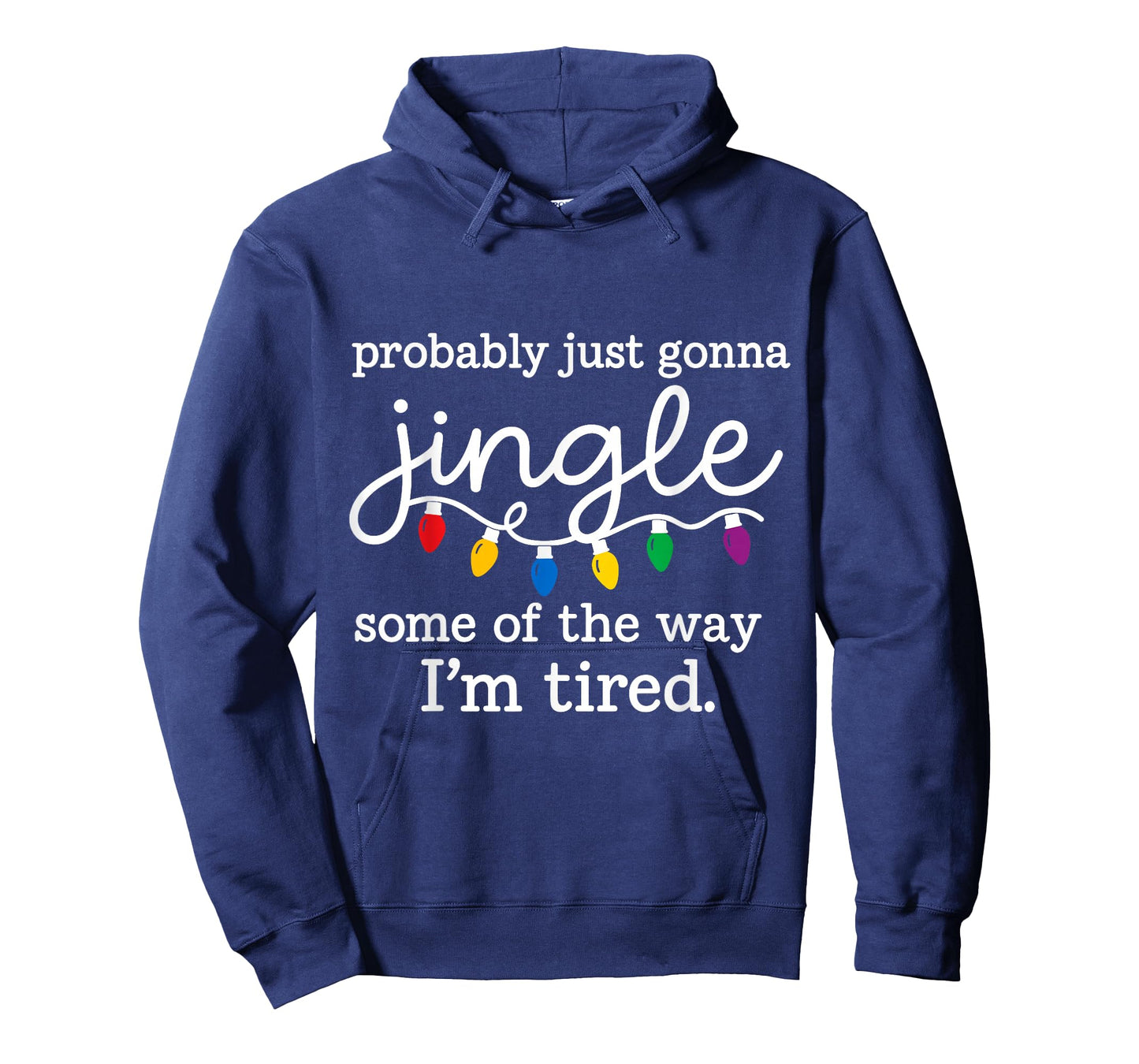Funny Christmas Jingle Tired Holiday Festive Humor T-Shirt
