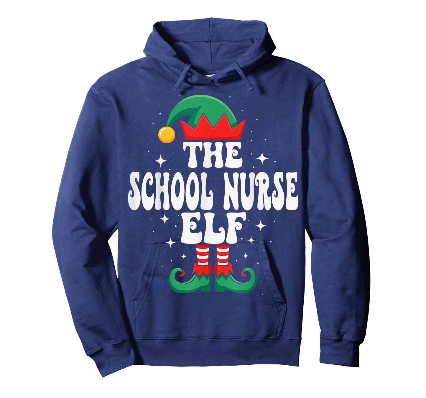 The School Nurse Elf Funny Christmas Matching Family T-Shirt