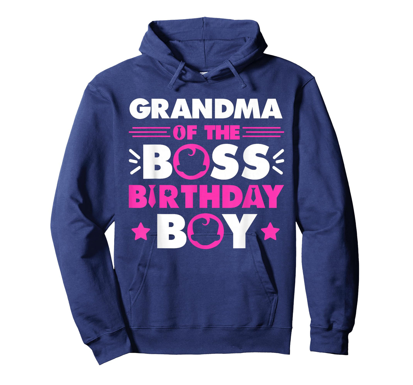 Grandma of The Boss Birthday Boy Baby Family Matching T-Shirt