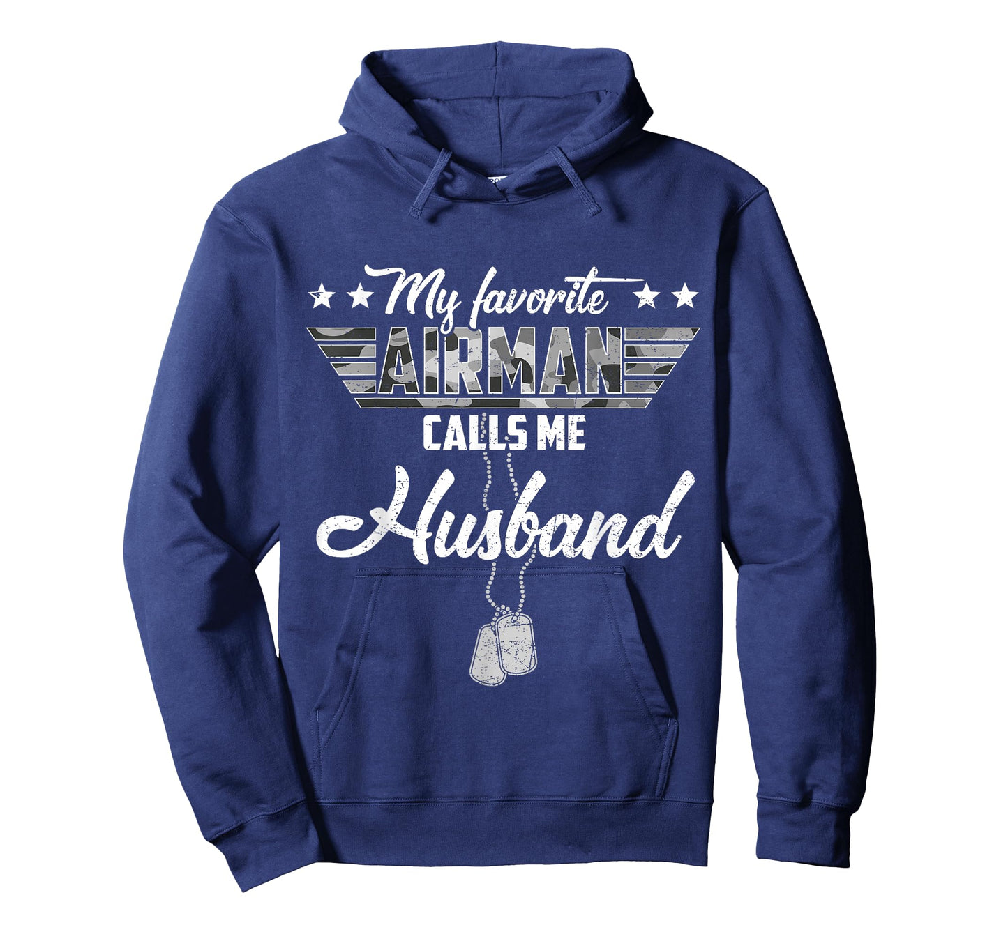 My Favorite Airman Calls Me Husband Camouflage US Air Force T-Shirt
