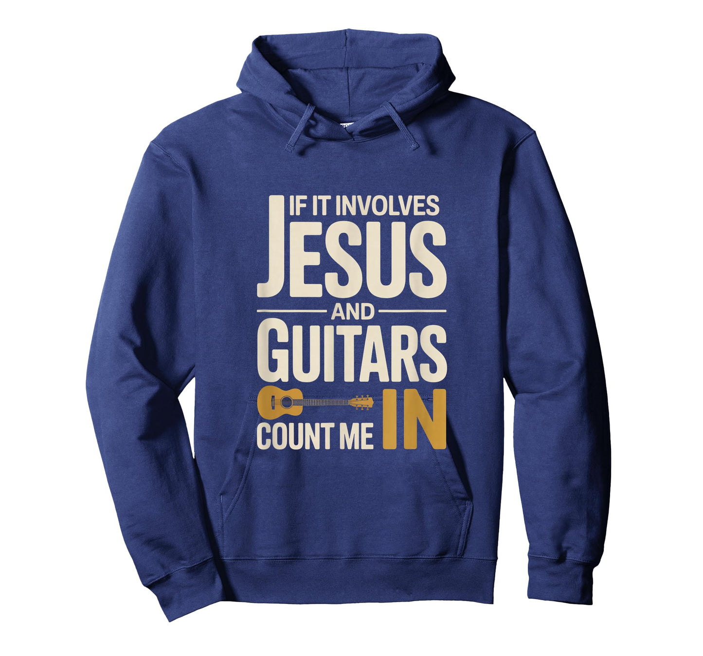 If It Involves Jesus and Guitars Count Me in Guitarist Gifts T-Shirt