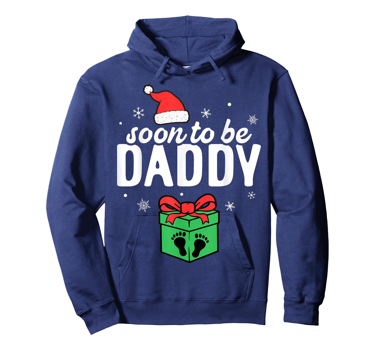 Soon to Be Daddy Christmas Funny Pregnancy Announcement Dad T-Shirt