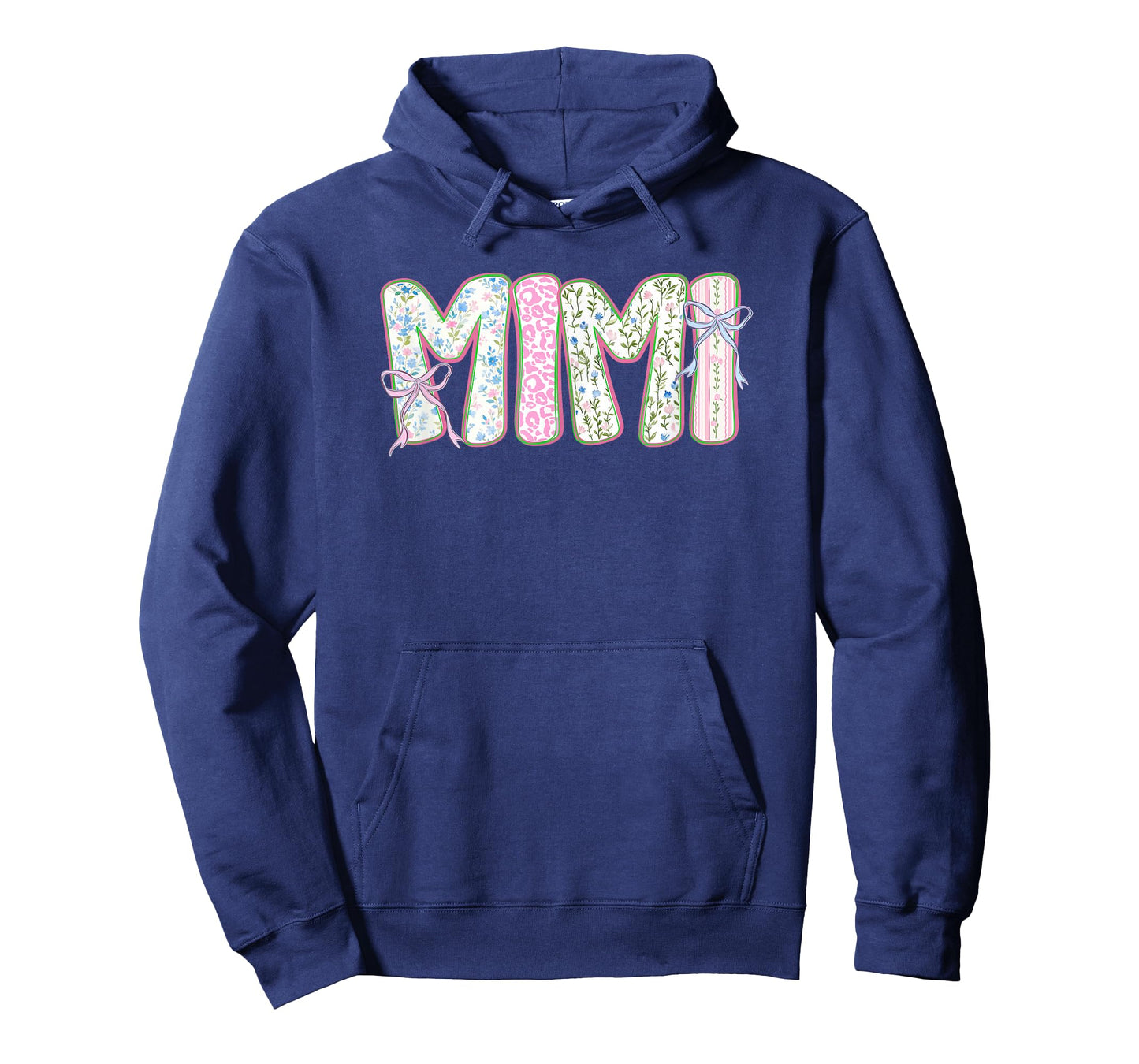 Mimi Floral Coquette Bow Mother's Day Cute Women Grandma T-Shirt