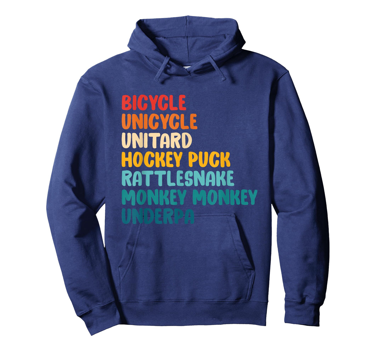 Bicycle Unicycle Unitard Hockey Puck Rattlesnake T-Shirt
