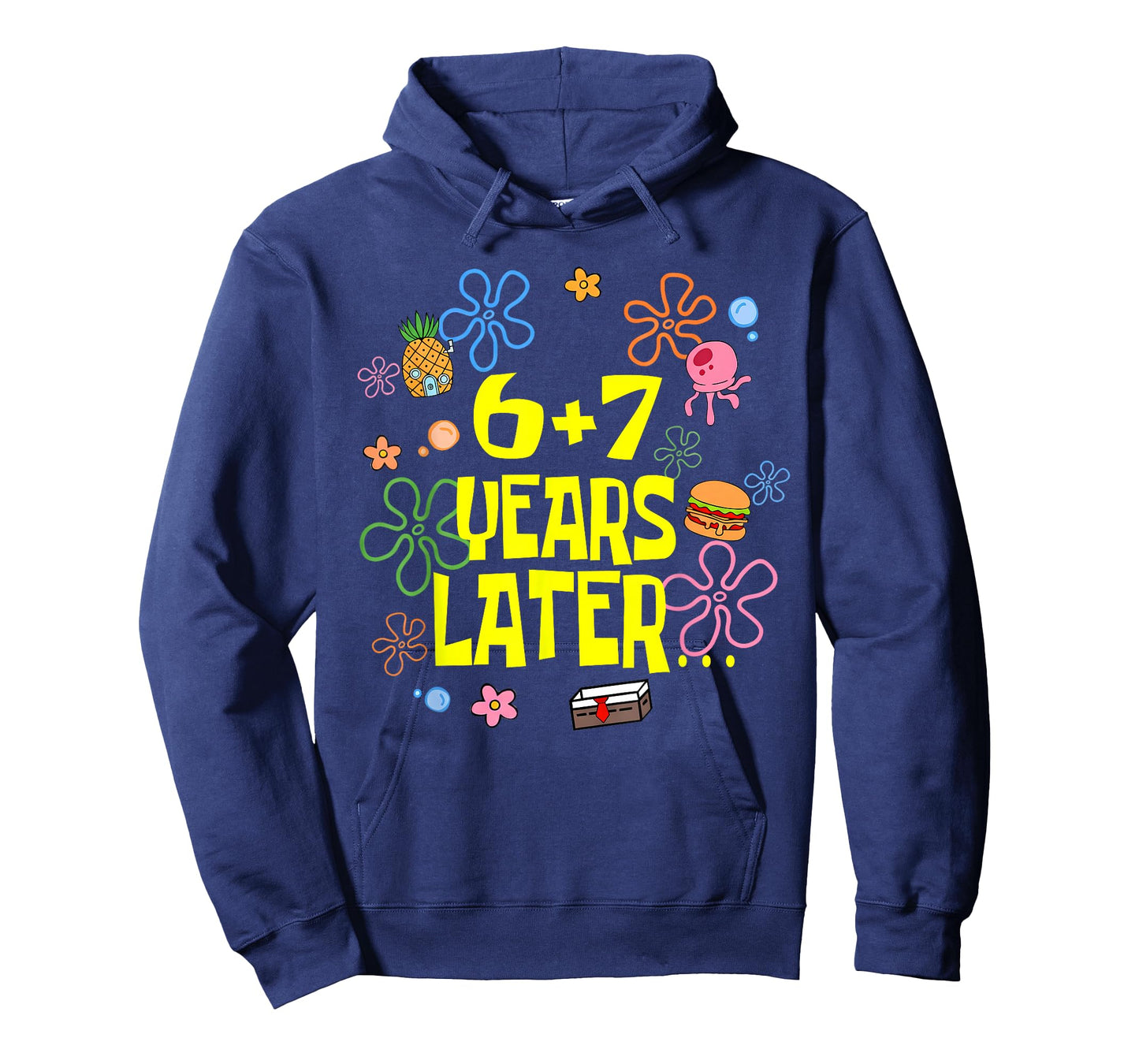 Kids 13th Birthday 6+7 Years Later Funny Six Seven 6 7 Meme T-Shirt