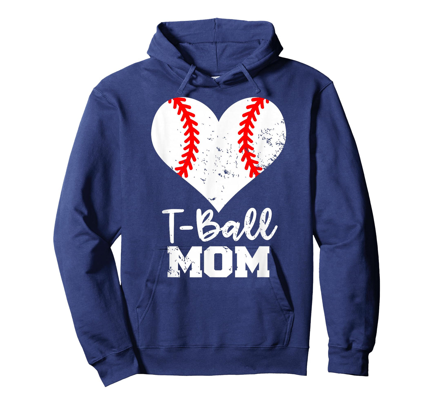 T-Ball Mom Heart Funny Tee Ball Mom T-Shirt