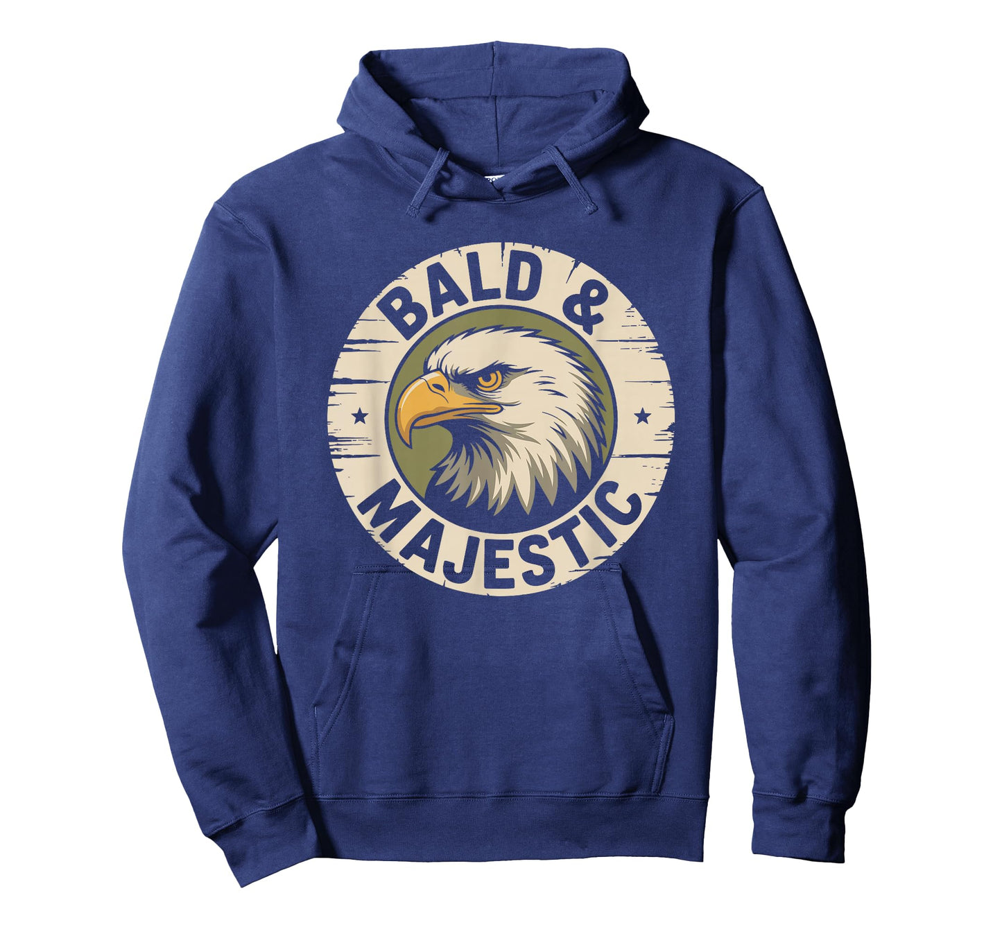 Bald and Majestic, Hairless Baldness and Balding Man T-Shirt
