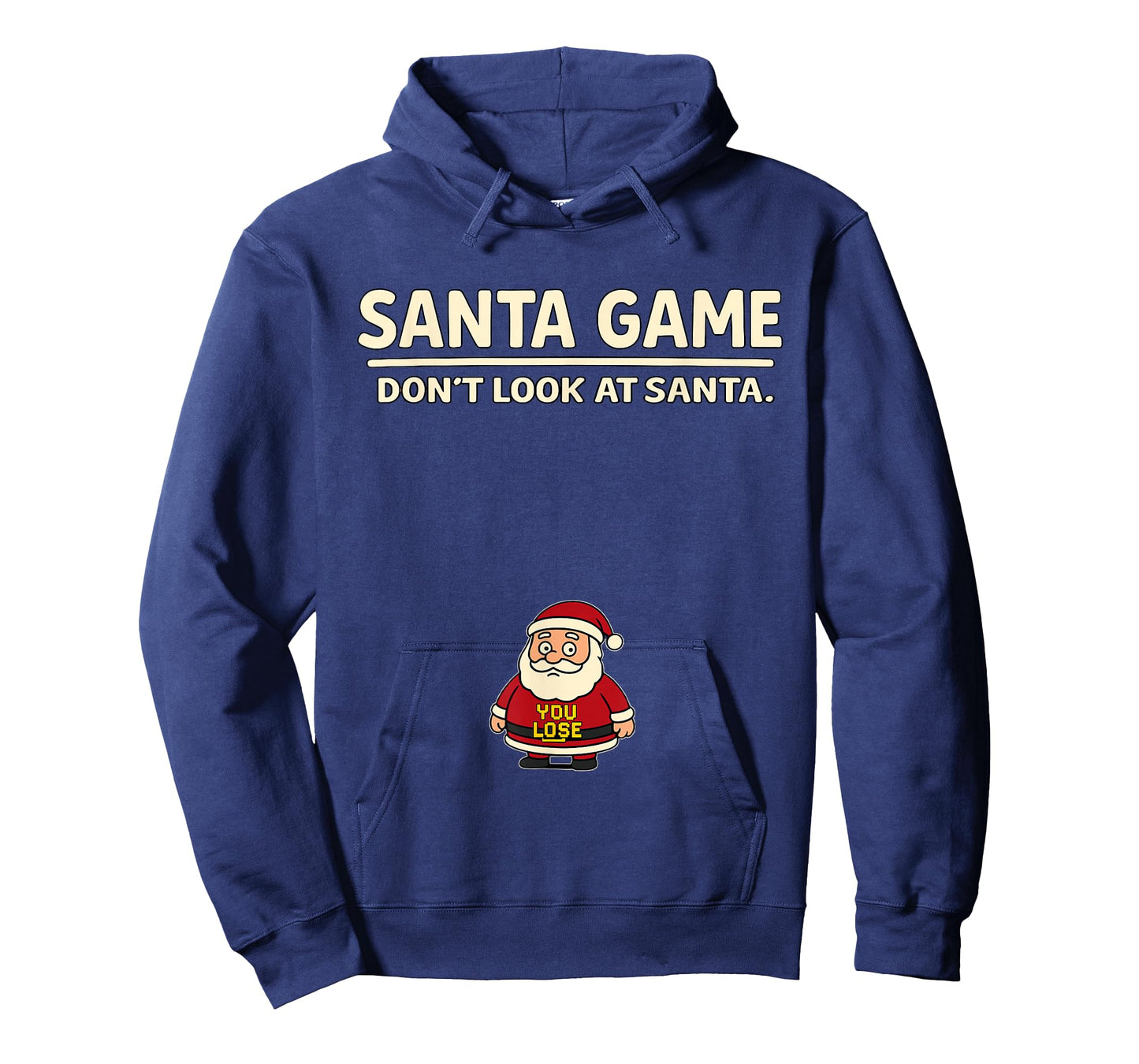 Pixel Funny Pun Joke Christmas Santa Game Dont Look at Santa T-Shirt