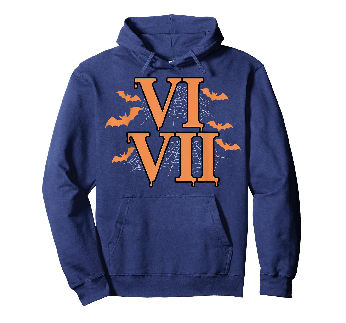 Roman Numerals VI VII 67 Meme Gen Alpha Halloween Six Seven T-Shirt