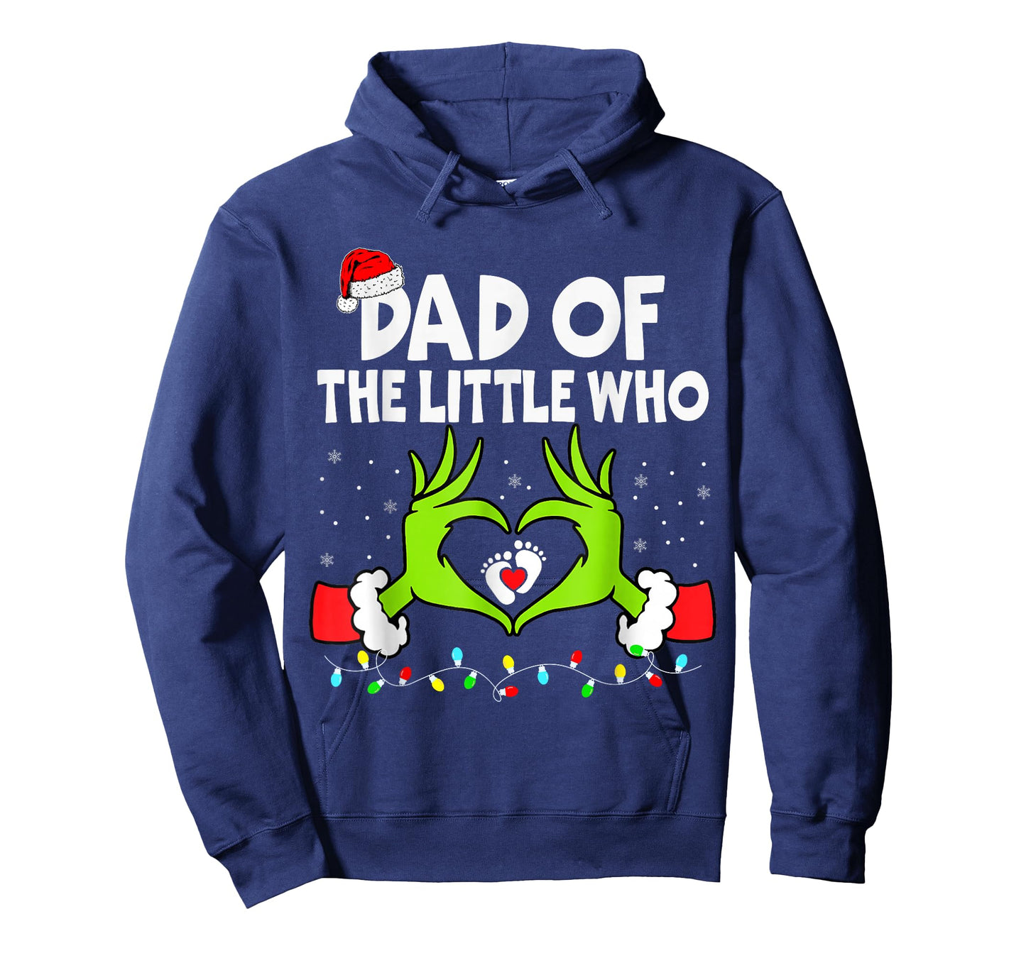 Dad of The Little Who Funny Christmas Pregnancy Announcement T-Shirt