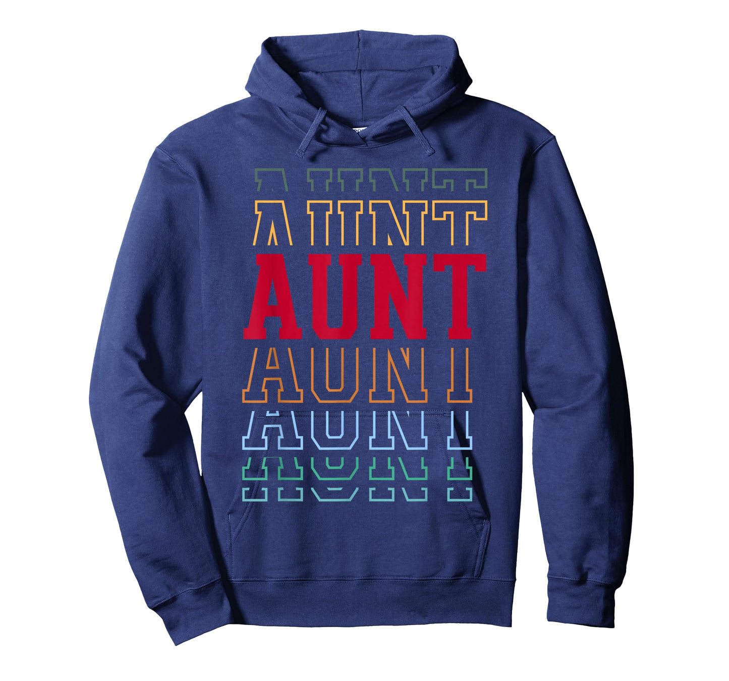 Aunt Funny Athletic Lettering Mother's Day Aunt T-Shirt