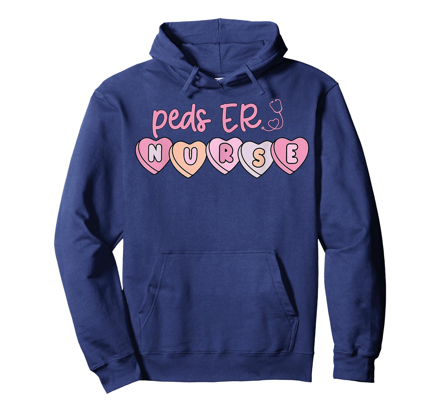 Peds ER Nurse Valentines Day Candy Heart Pediatric Nursing T-Shirt