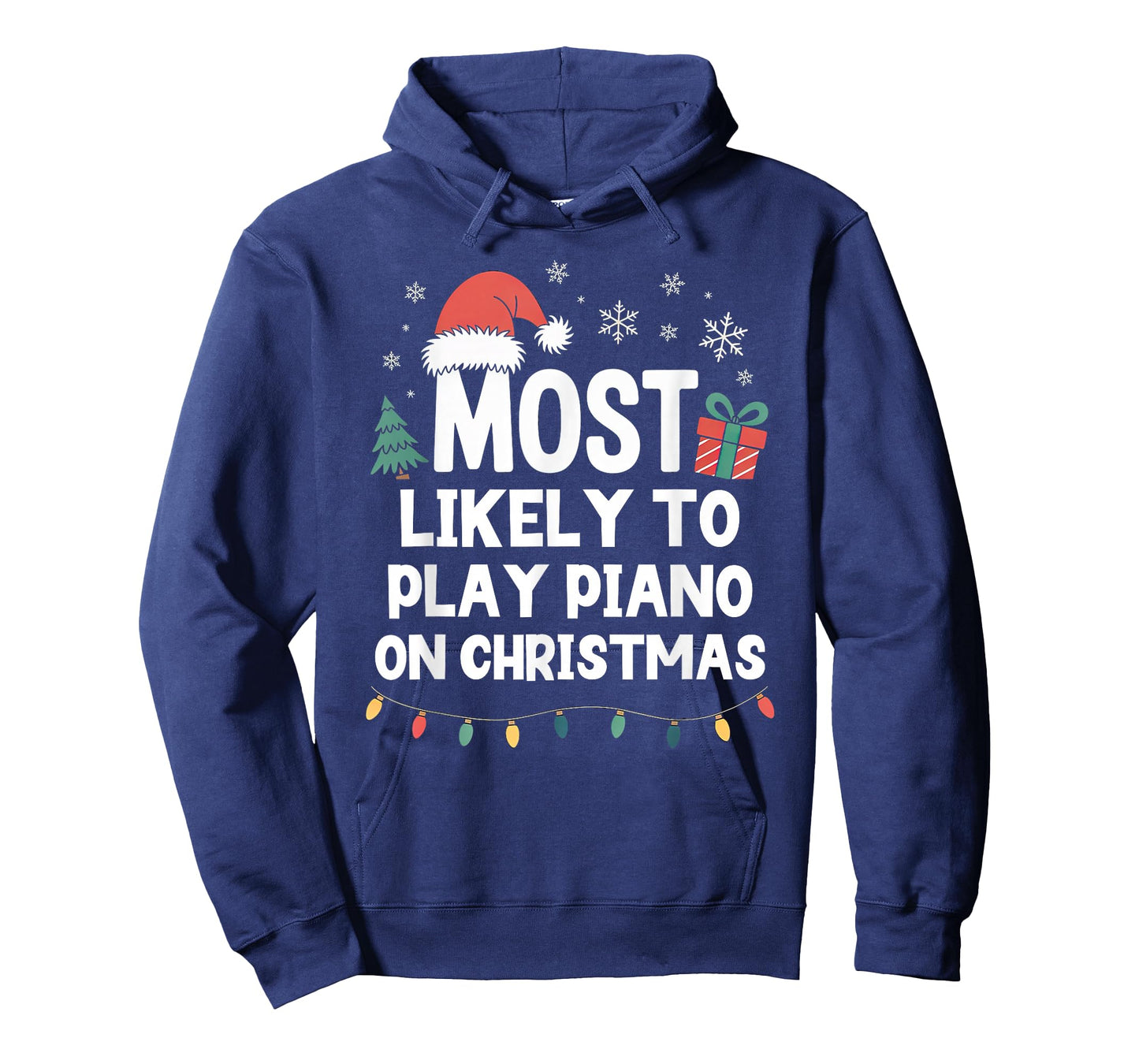 Most Likely to Play Piano On Christmas Pianist Player T-Shirt