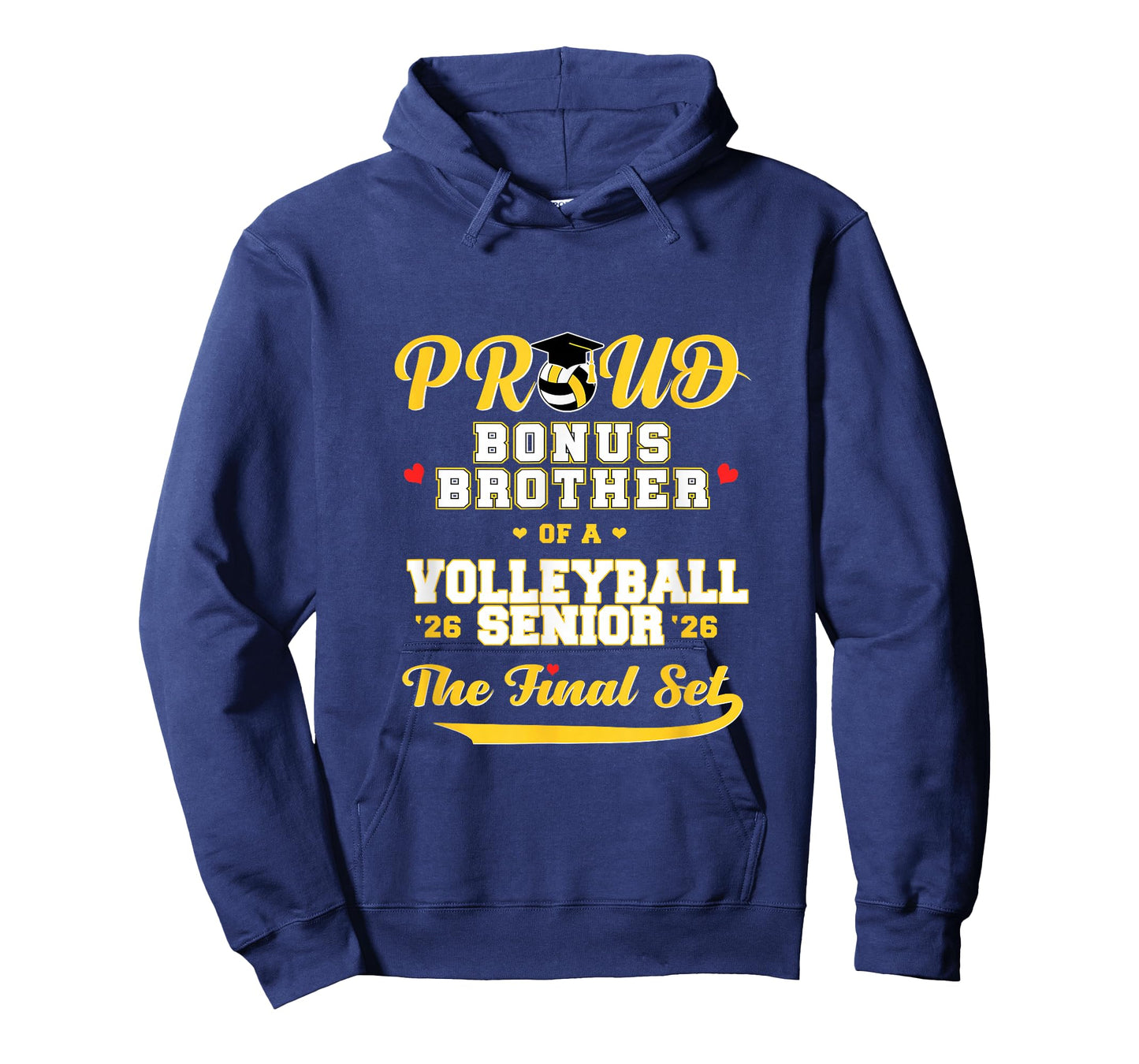 Cool Family '26 Graduation Volleyball Player Bonus Brother T-Shirt