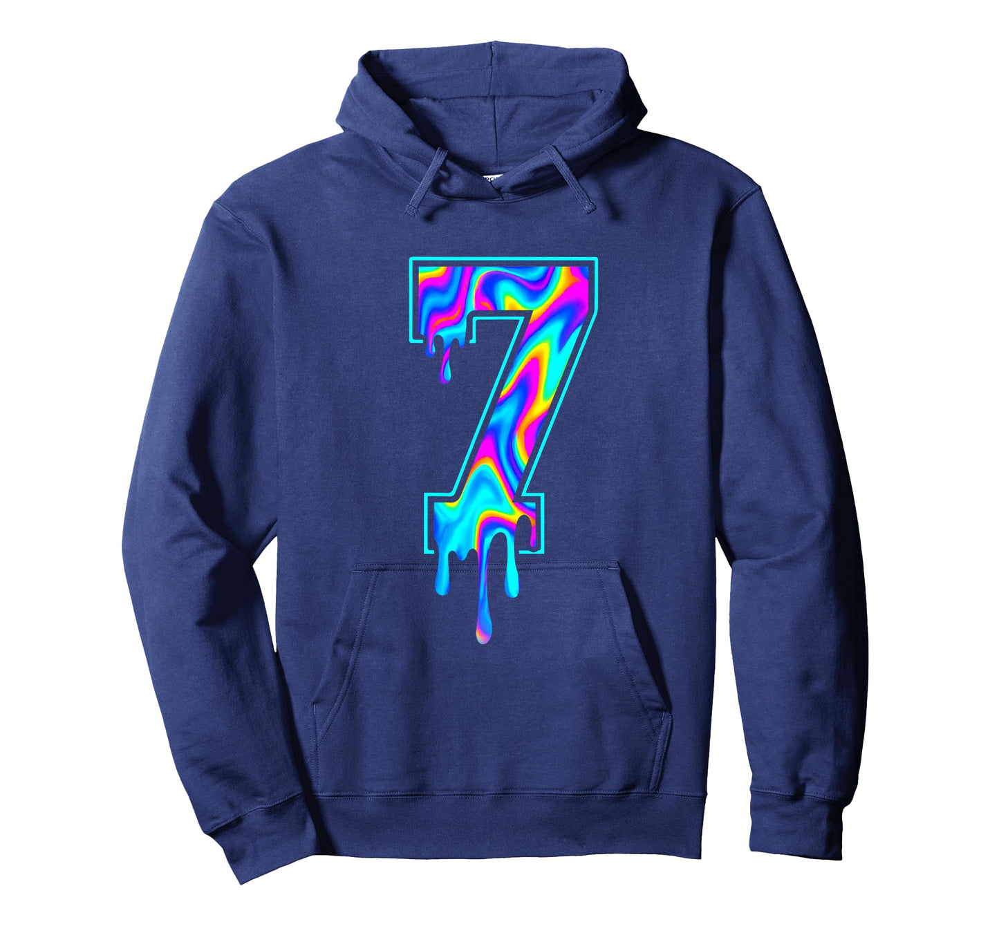 Swirl Rainbow Six Seven Meme 6 7 Halloween Matching 7 T-Shirt