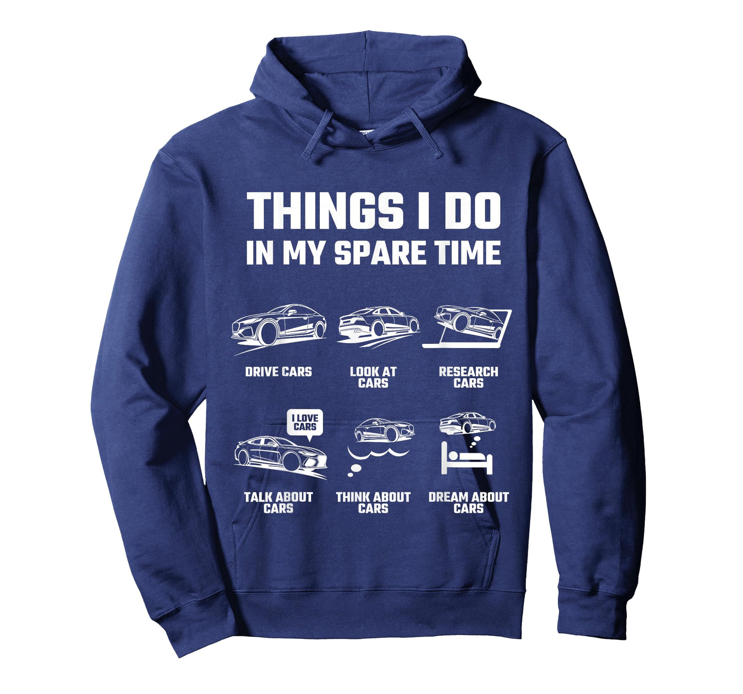 Things I Do in My Spare Time Funny Car Lover Gift T-Shirt