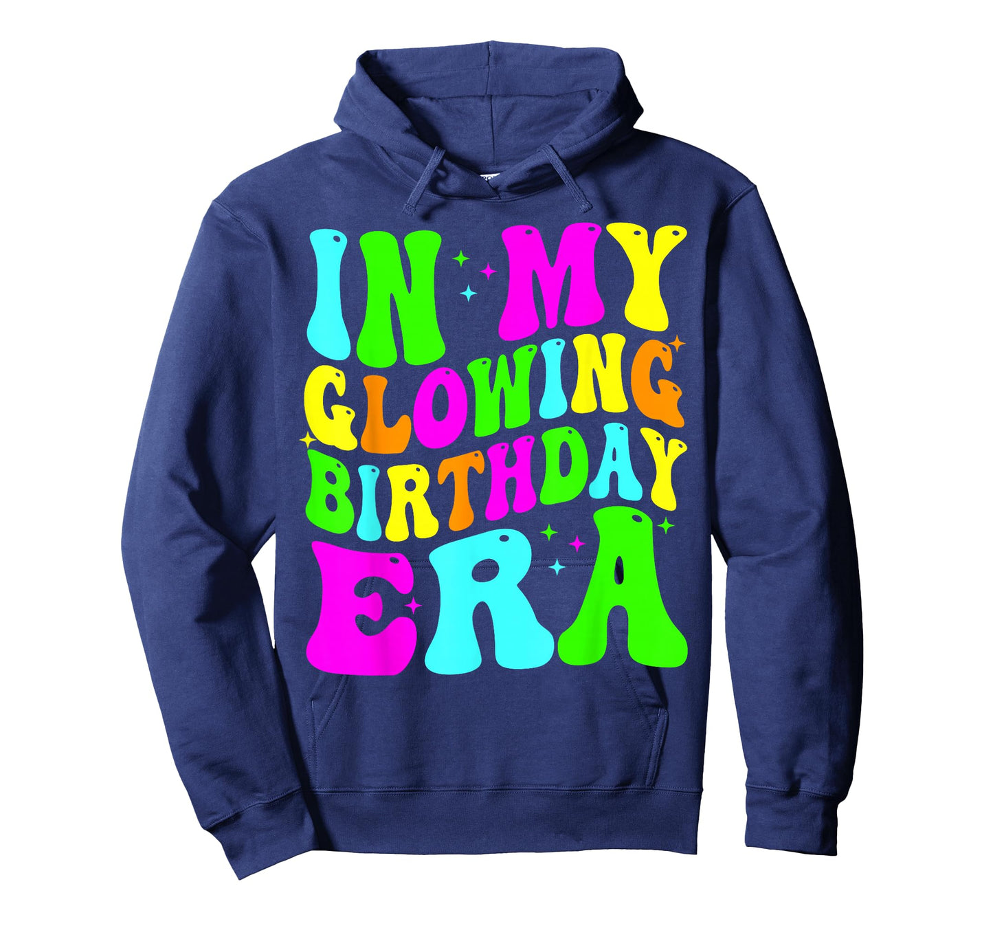 in My Glowing Birthday Era Groovy Colorful Bright T-Shirt