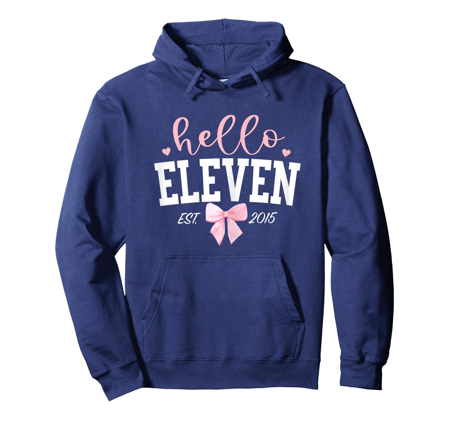 Hello Eleven Est 2015 11th Birthday Girl Turning 11 T-Shirt