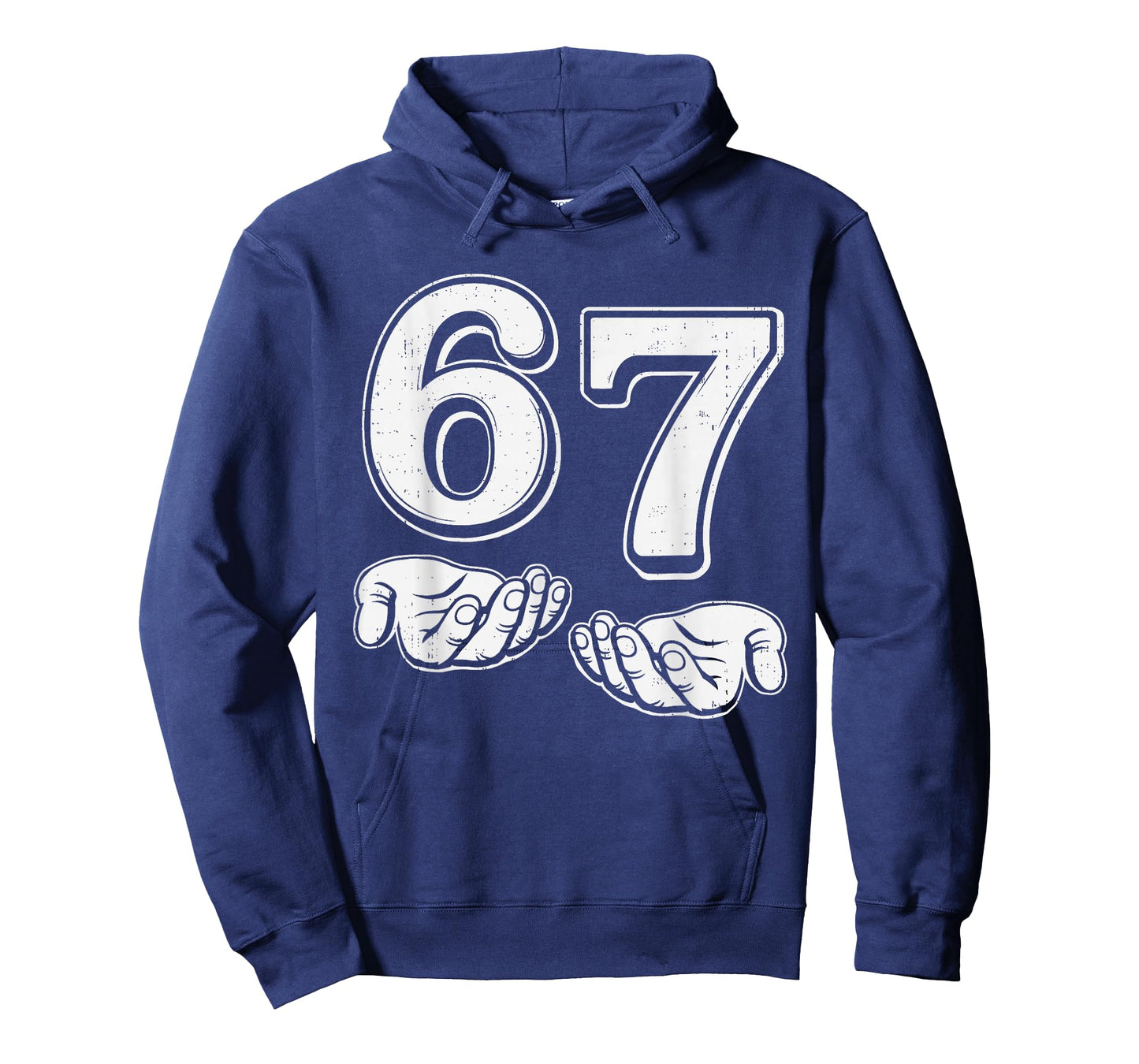 Six Seven 6 7 Meme Gen Alpha Slang 6 7 Hands Mens Boys Kids T-Shirt