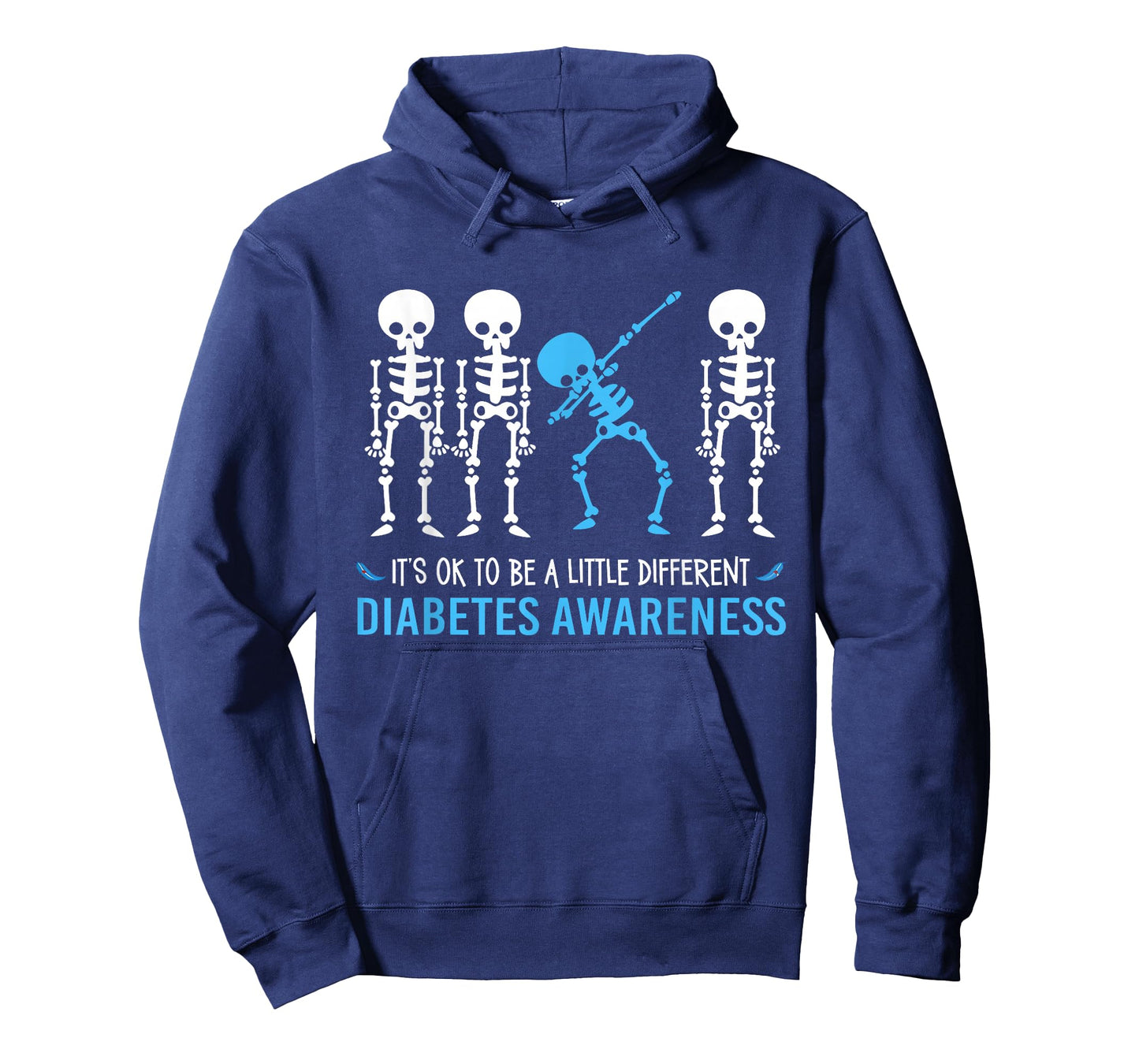 Type One of A Kind Type 1 Diabetes Awareness Skeleton T-Shirt