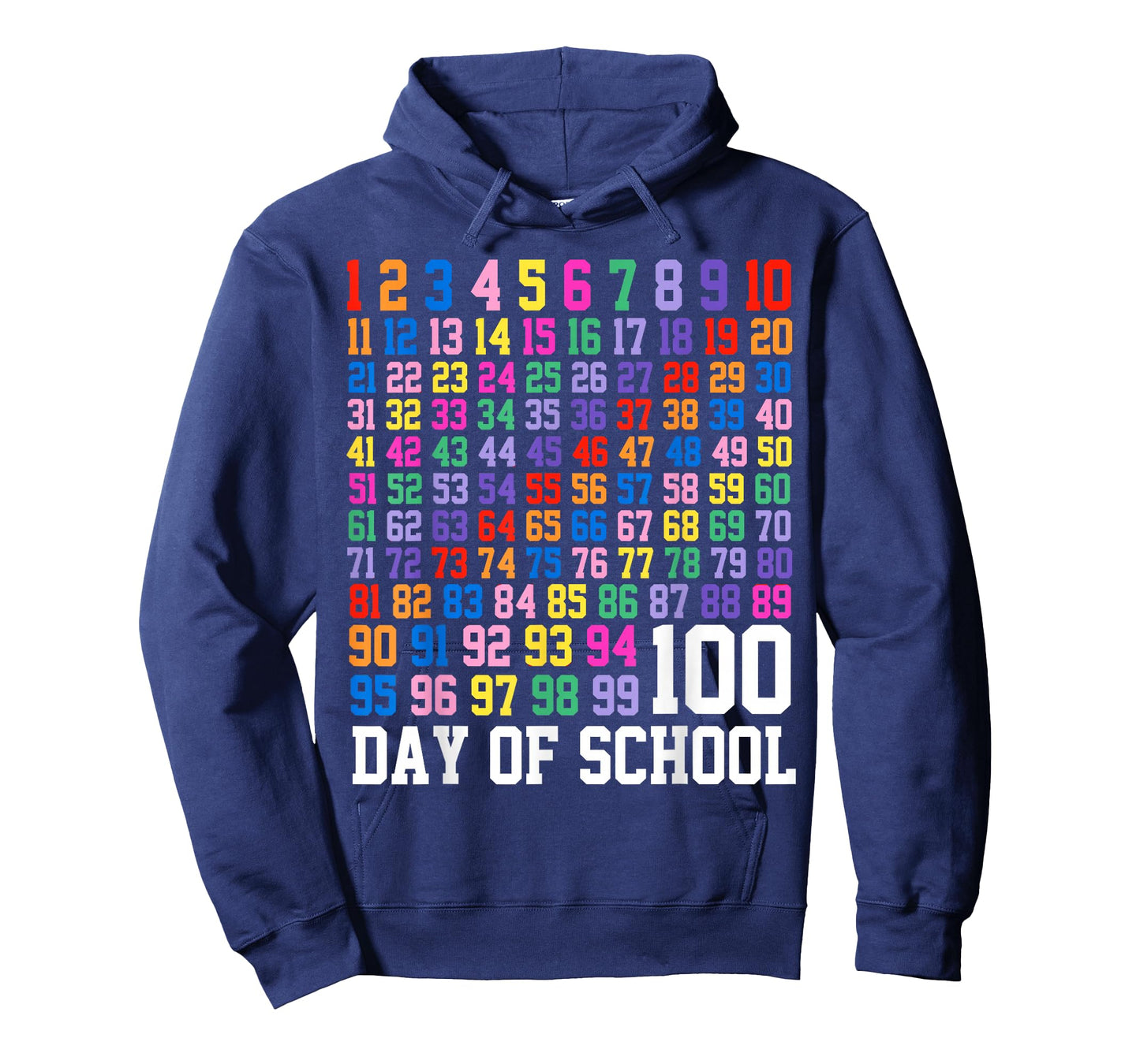 100th Day of School Teacher Student 100 Days Math Numbers T-Shirt