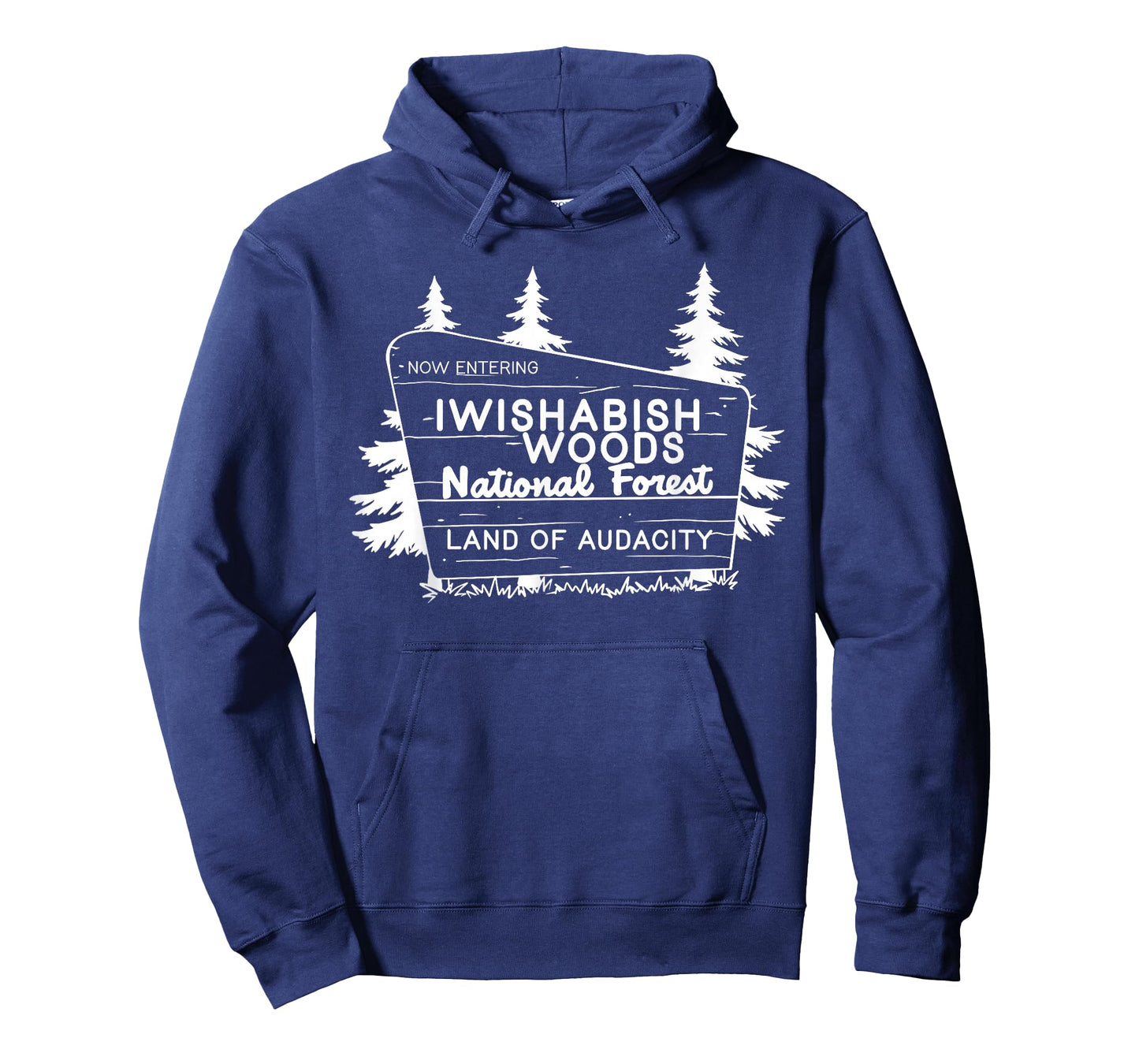 Now Entering I Wishabish Woods National Forest Land Audacity T-Shirt